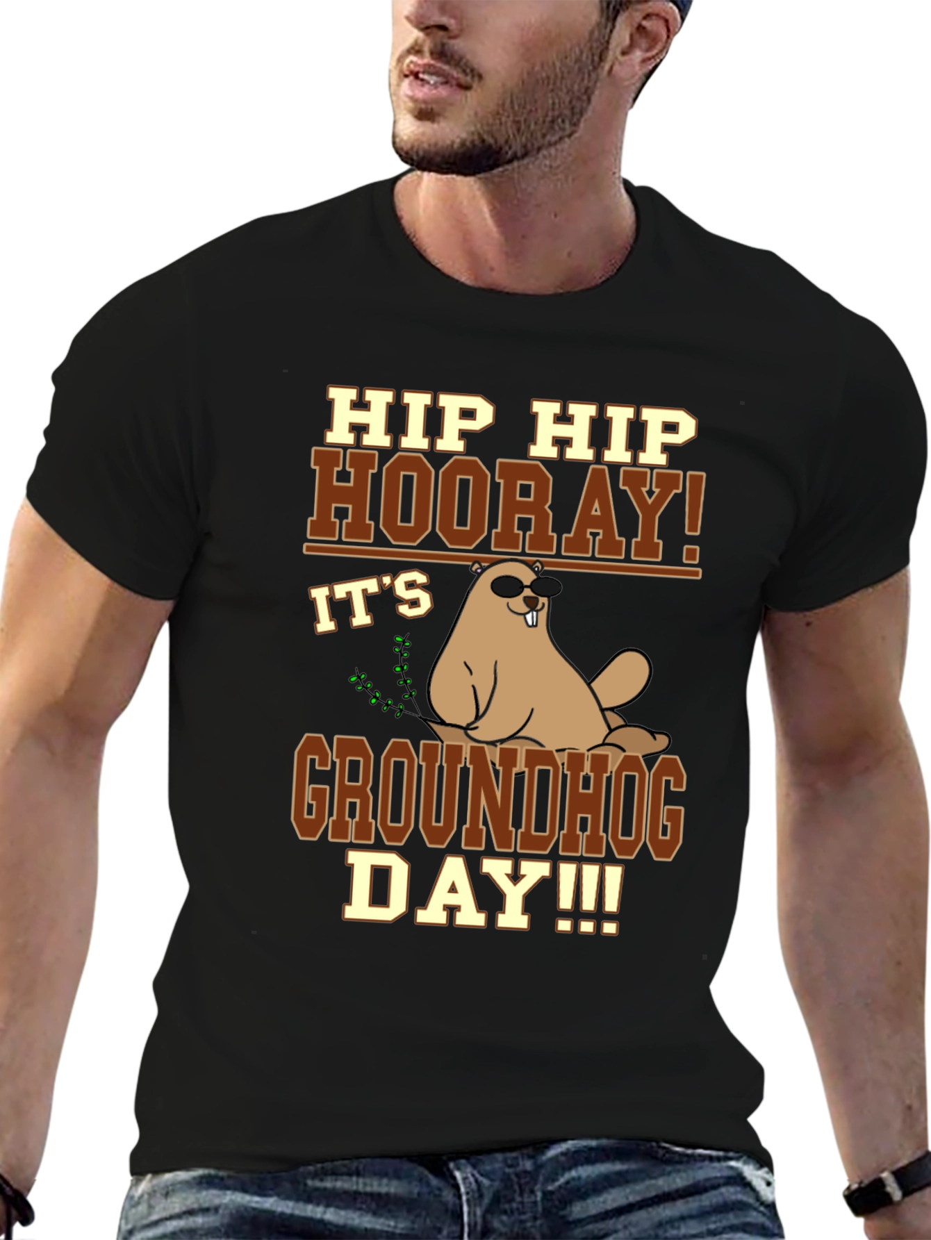 Hip Hip Hooray Groundhog Day T-Shirt
