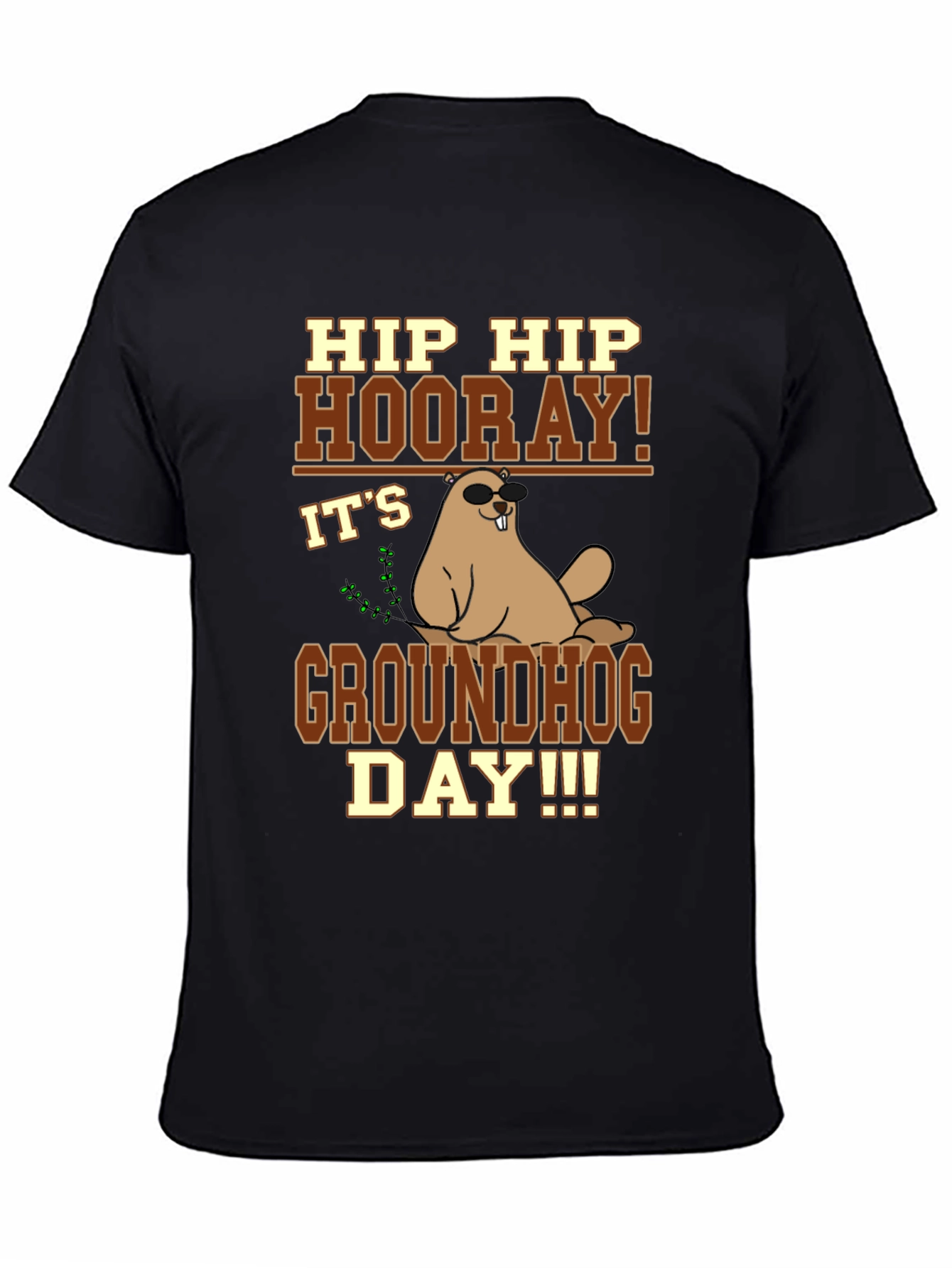 Hip Hip Hooray Groundhog Day T-Shirt
