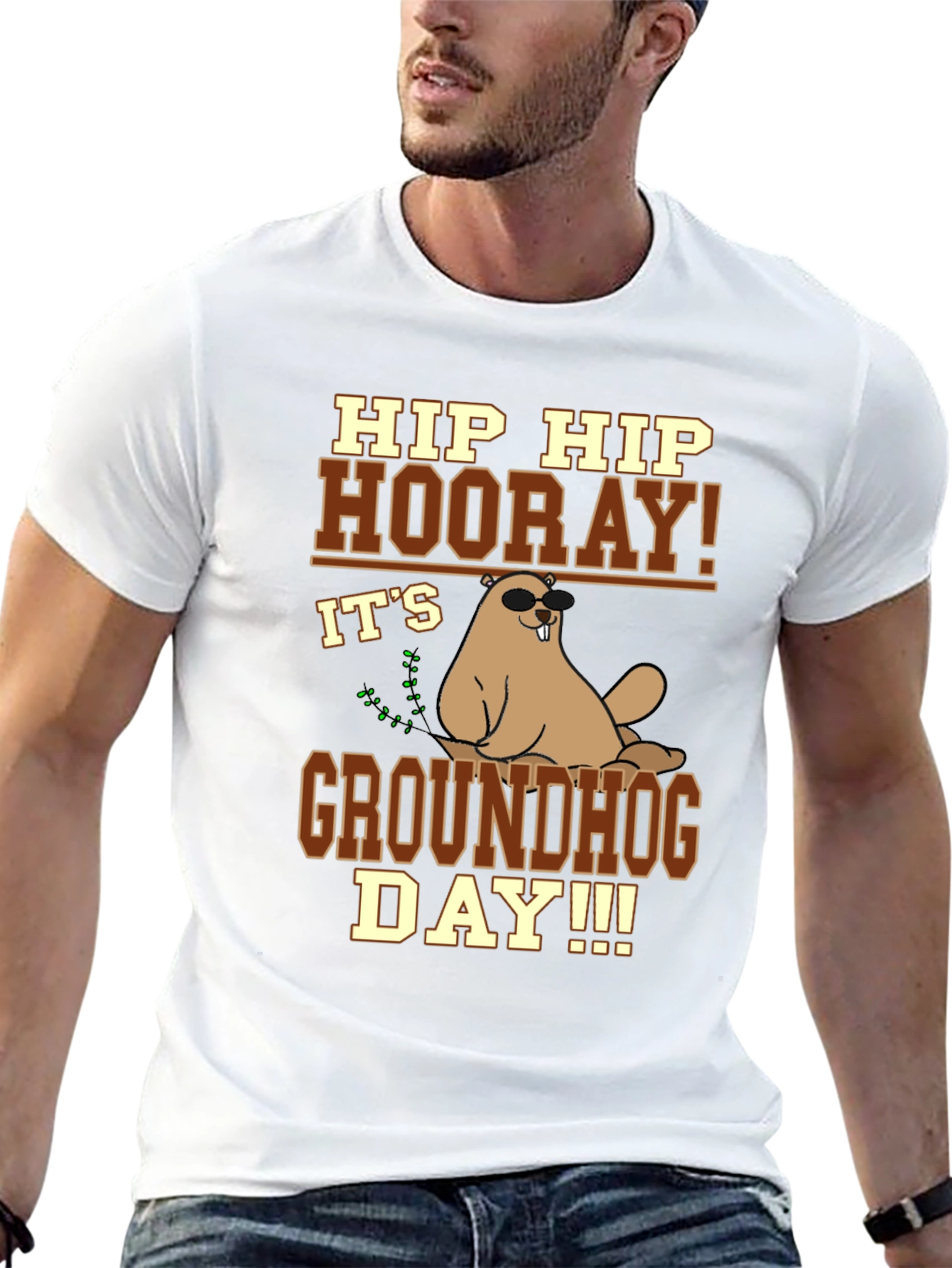 Hip Hip Hooray Groundhog Day T-Shirt