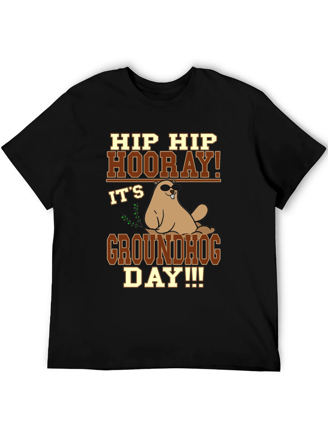 Hip Hip Hooray Groundhog Day T-Shirt