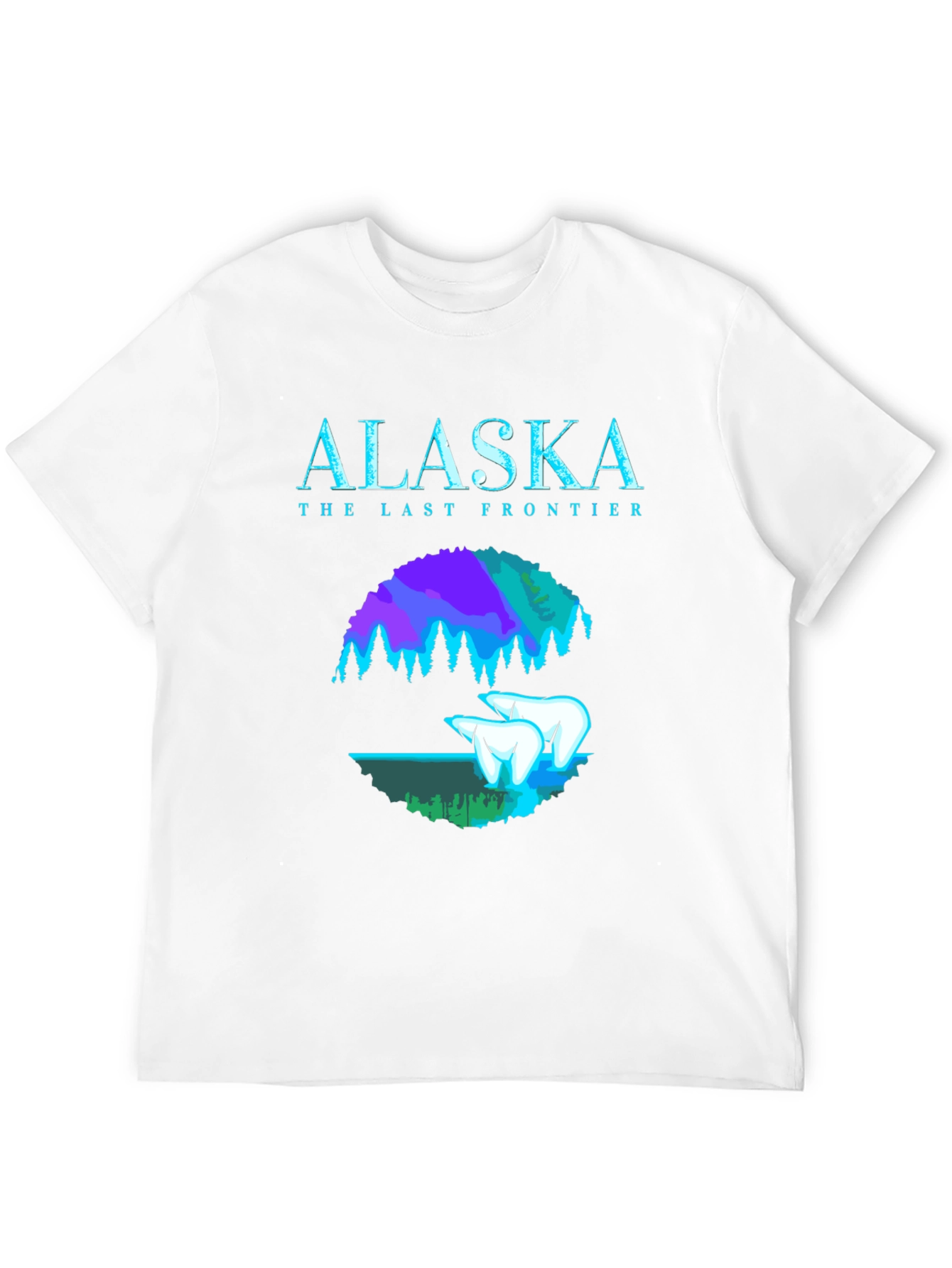 Alaska The Last Frontier Black T-Shirt