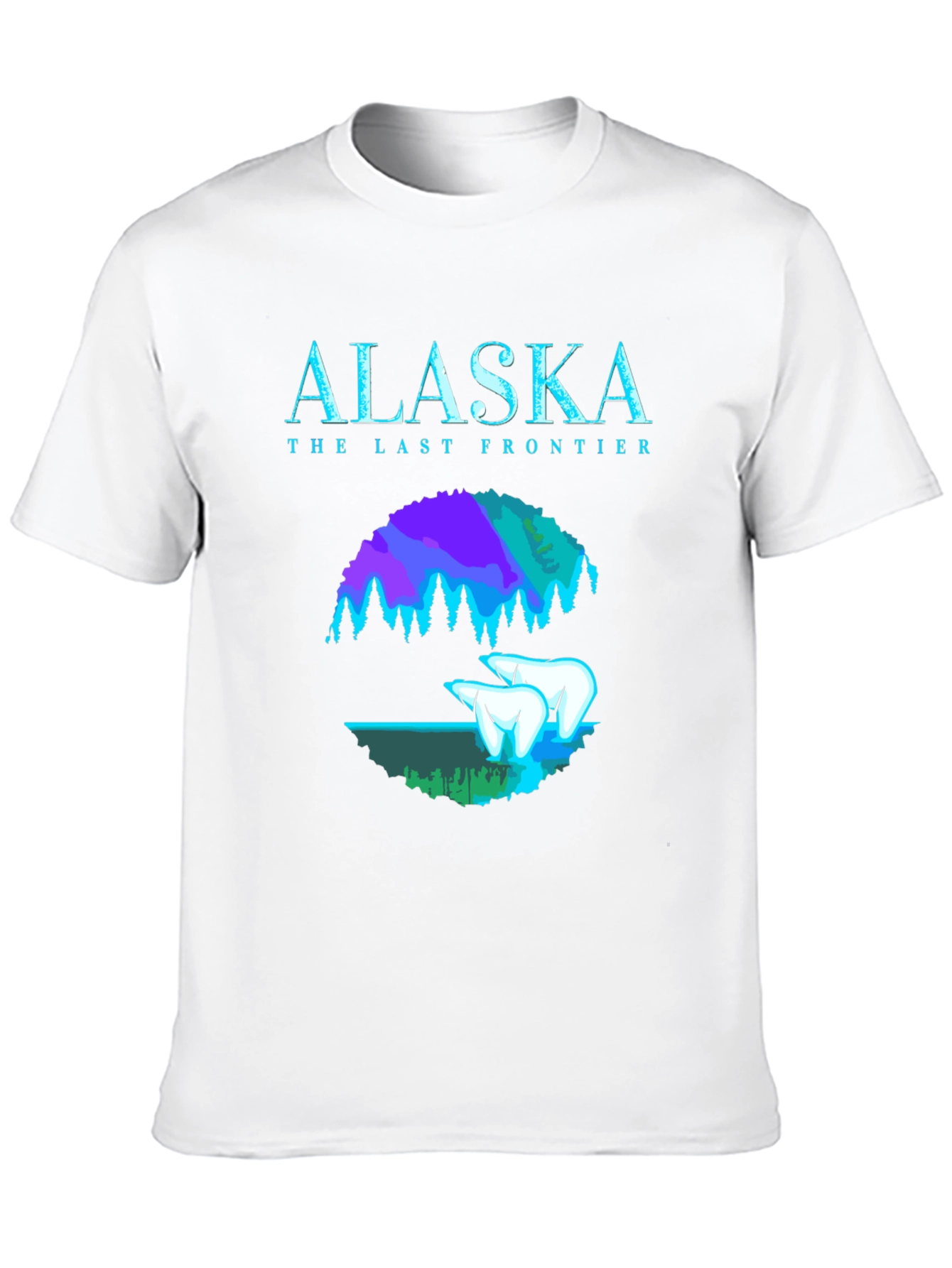Alaska The Last Frontier Black T-Shirt