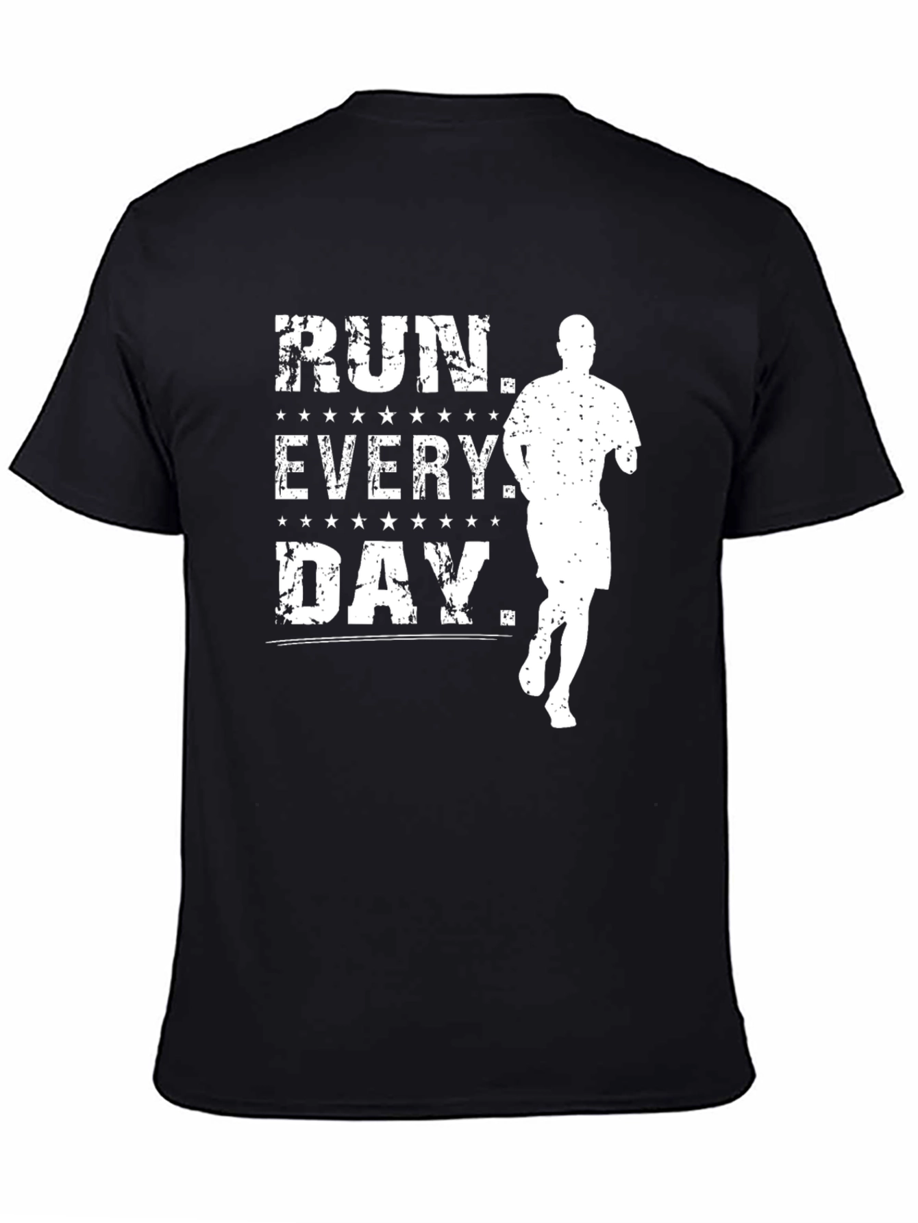 Run Every Day Graphic Tee - Fitness Motivation Shirt