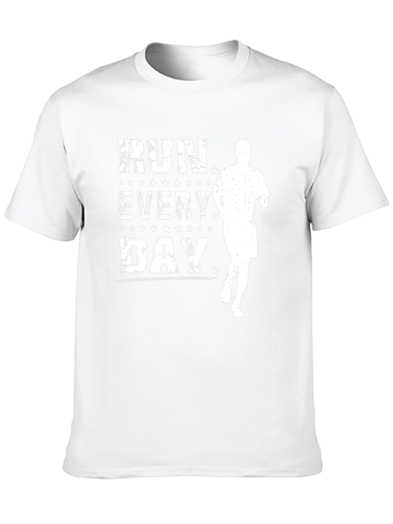 Run Every Day Graphic Tee - Fitness Motivation Shirt