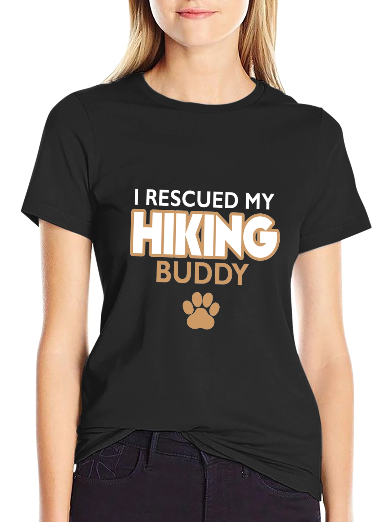 Rescued Hiking Buddy Graphic T-Shirt