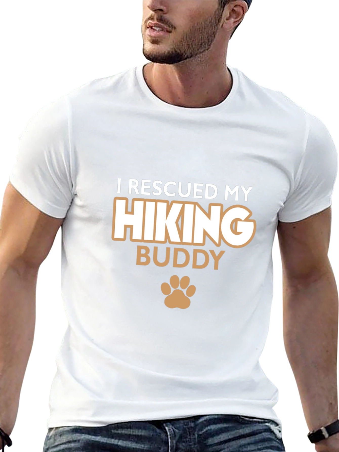 Rescued Hiking Buddy Graphic T-Shirt