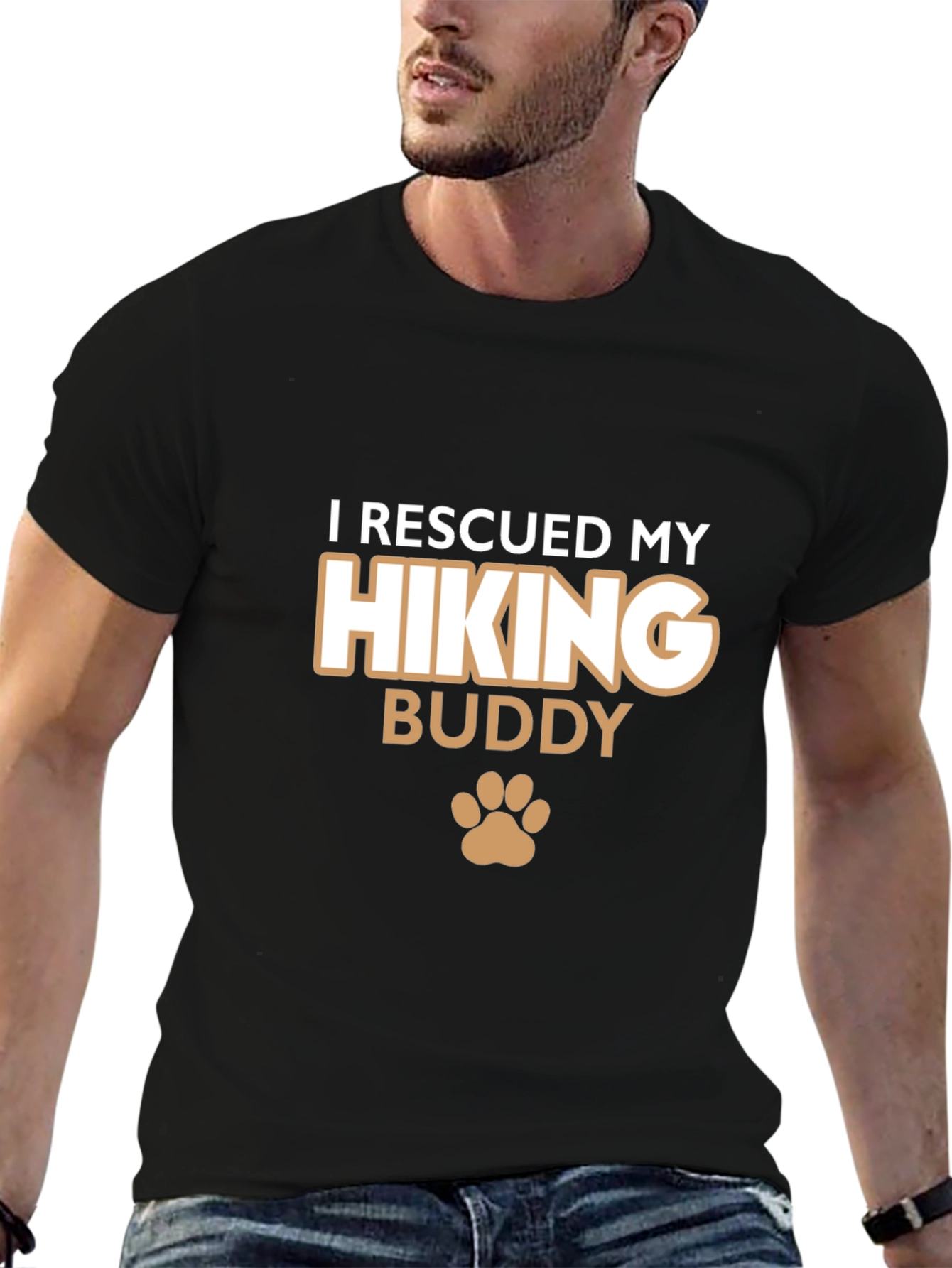 Rescued Hiking Buddy Graphic T-Shirt