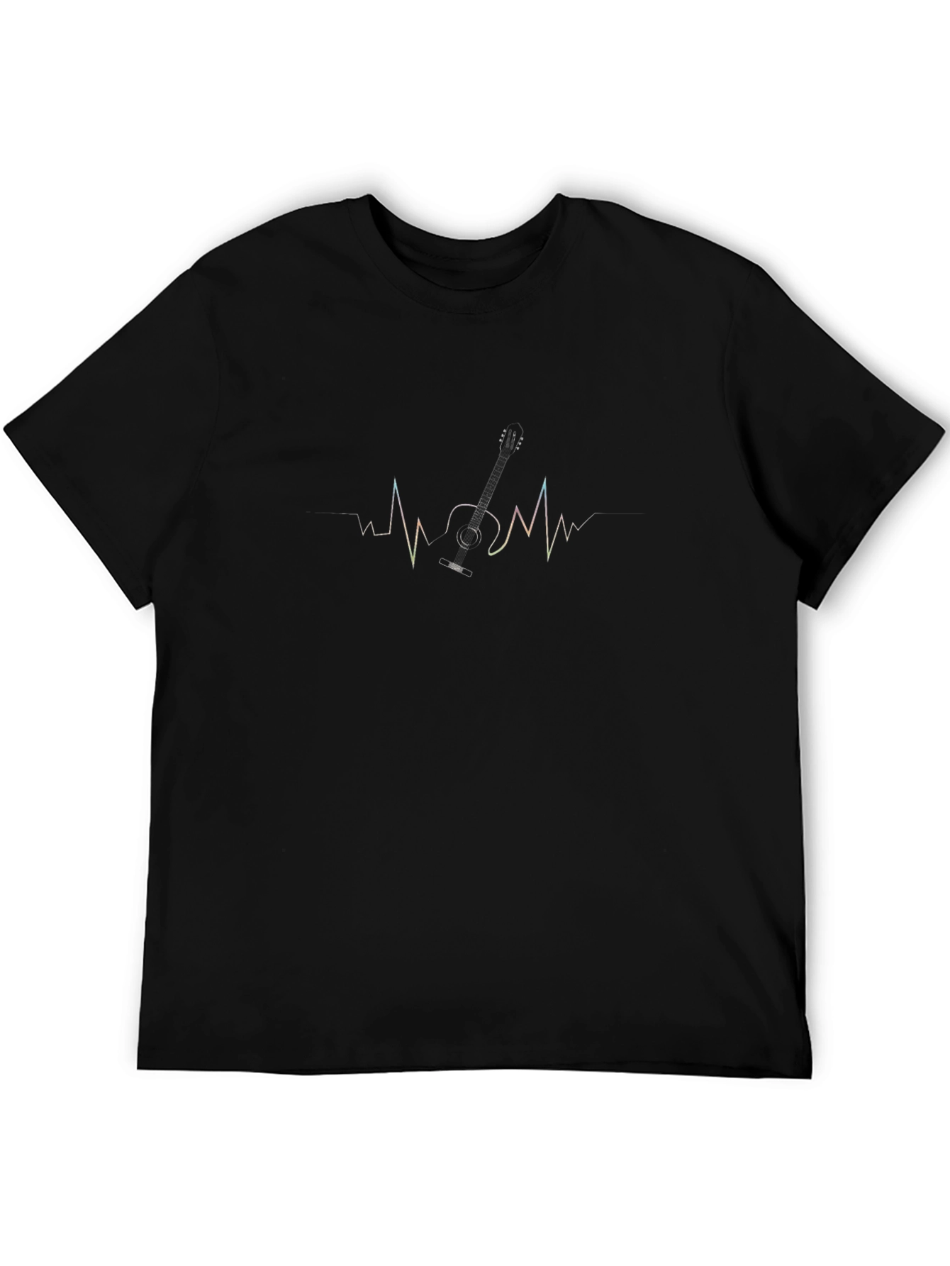 Guitar Heartbeat Graphic Tee - Music Lover T-Shirt