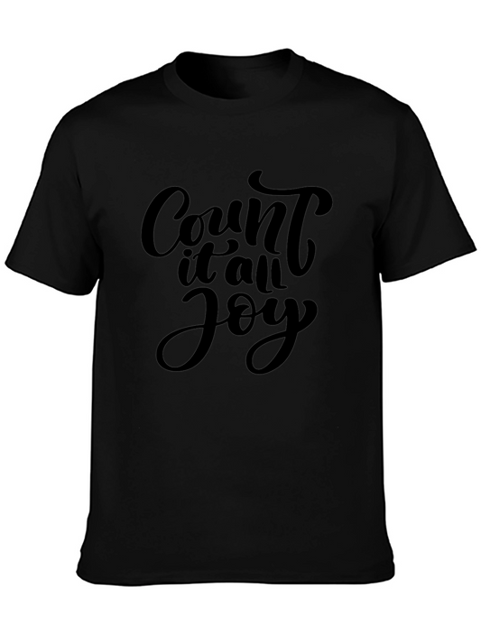 Count It All Joy Black T-Shirt