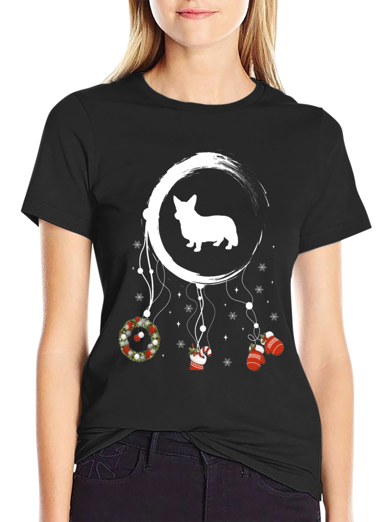 Corgi Christmas Dreamcatcher T-Shirt