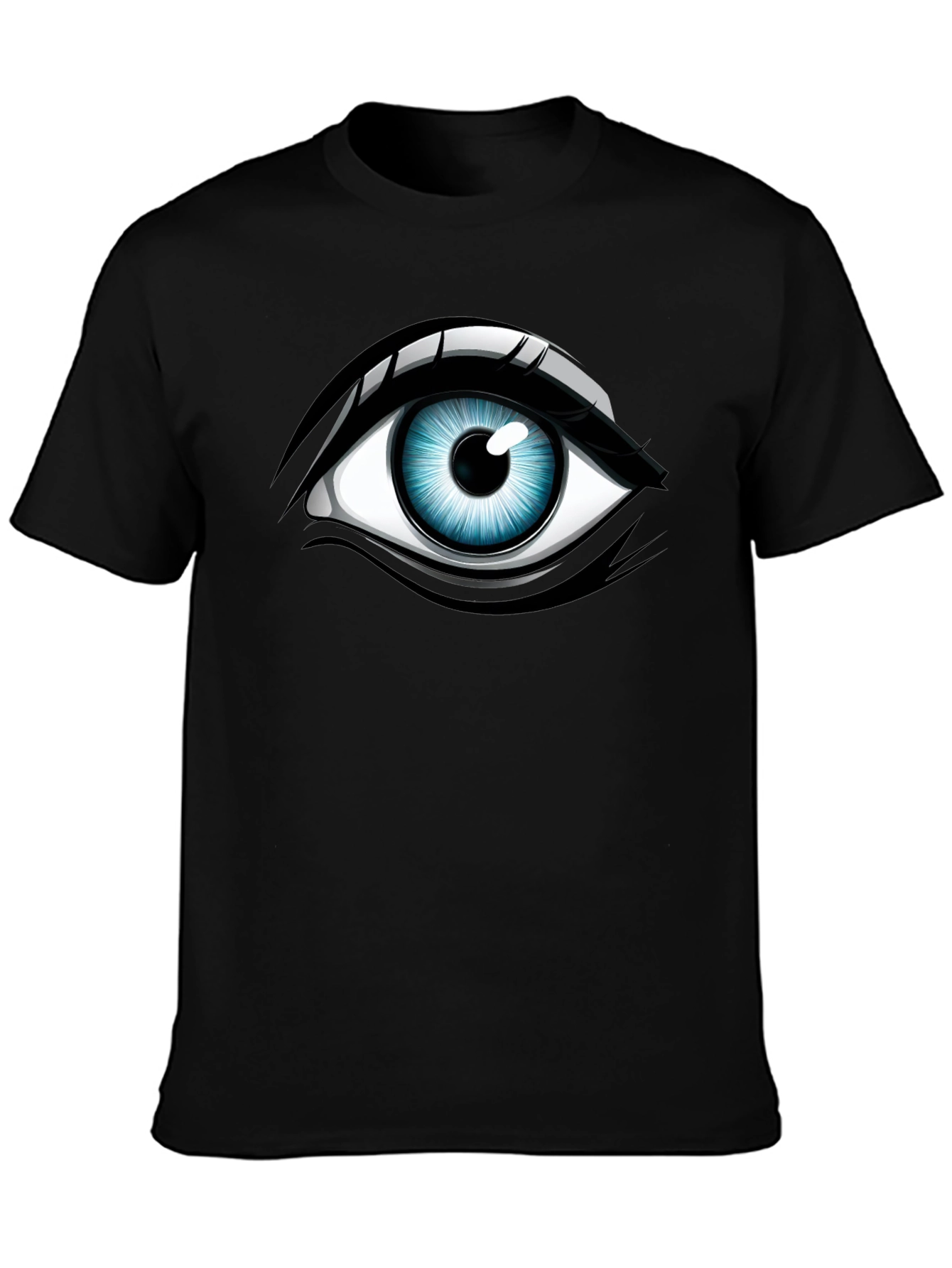 Eye Graphic Black T-Shirt