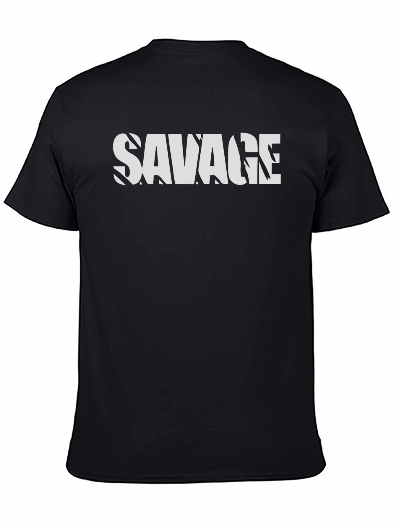 Mens Savage Graphic Print Short Sleeve T-Shirt