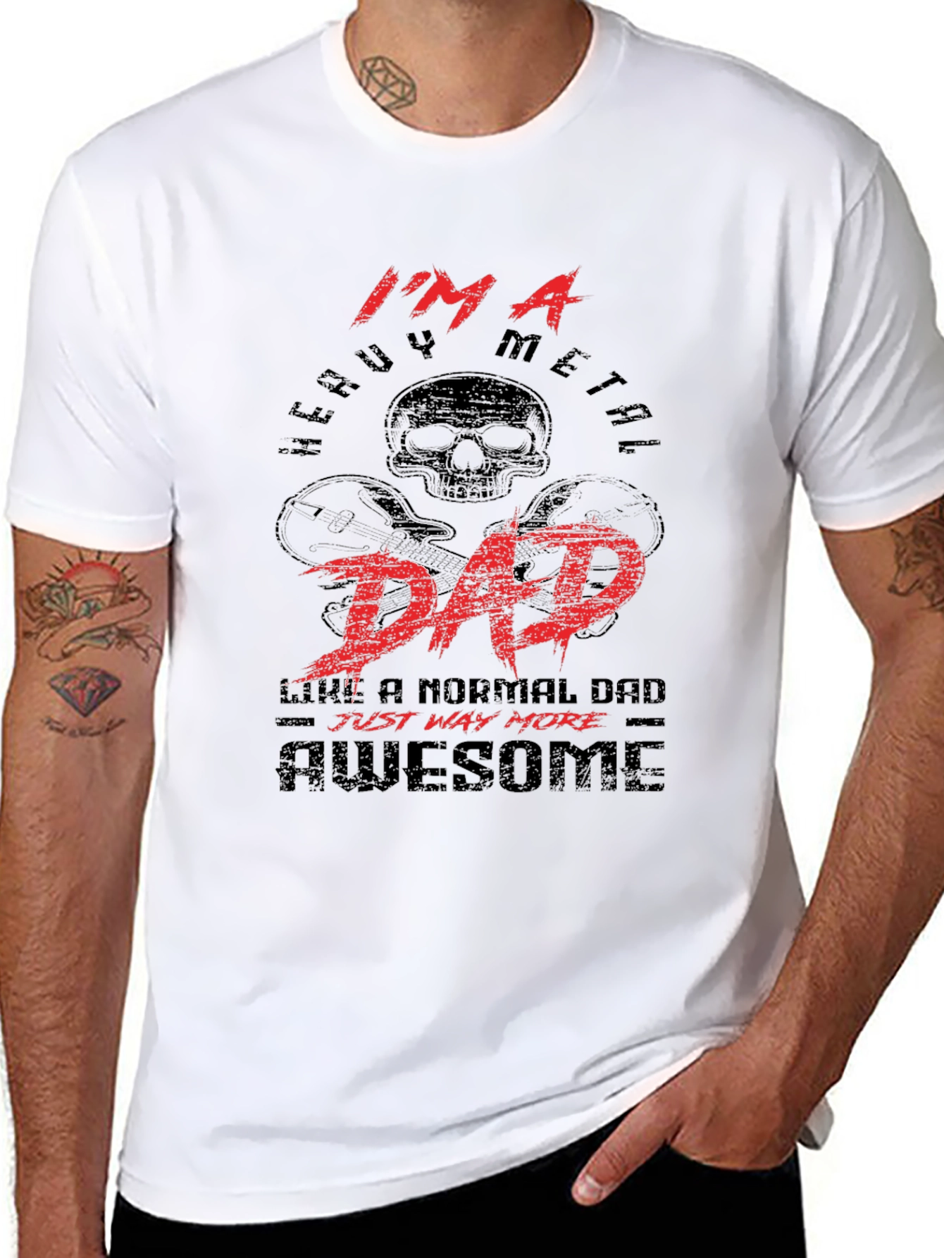 Heavy Metal Dad Graphic Tee
