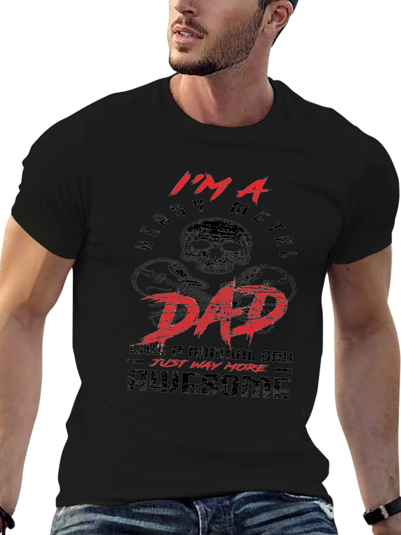 Heavy Metal Dad Graphic Tee