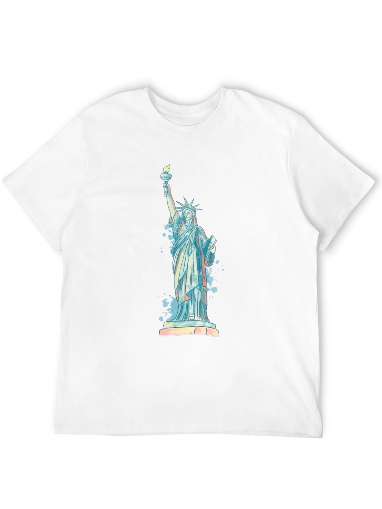 Statue of Liberty Graphic Tee - Black