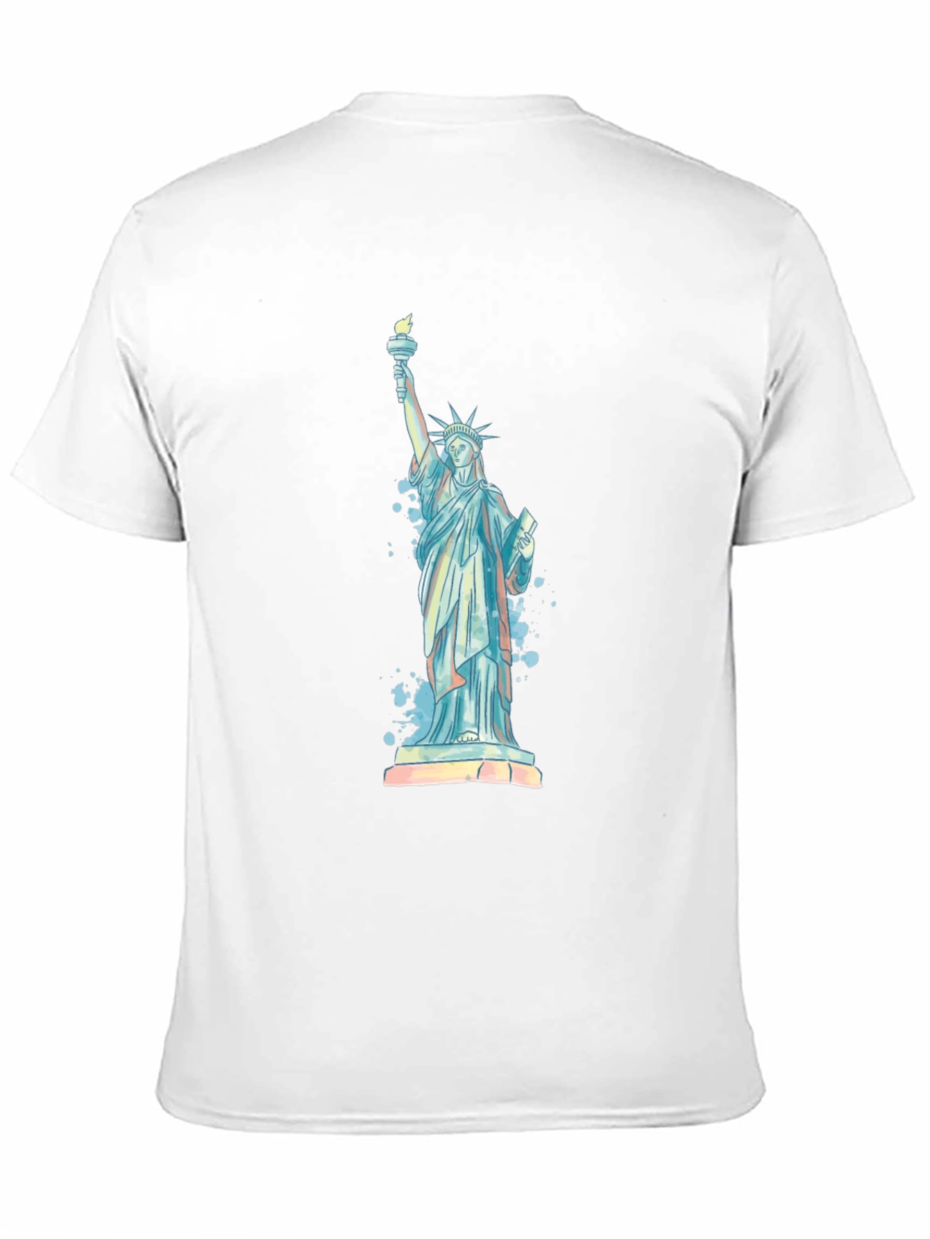 Statue of Liberty Graphic Tee - Black