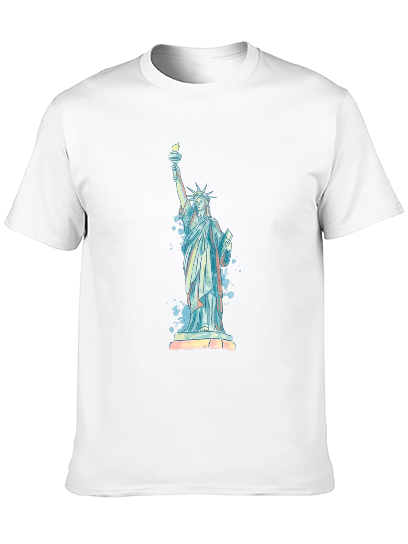 Statue of Liberty Graphic Tee - Black