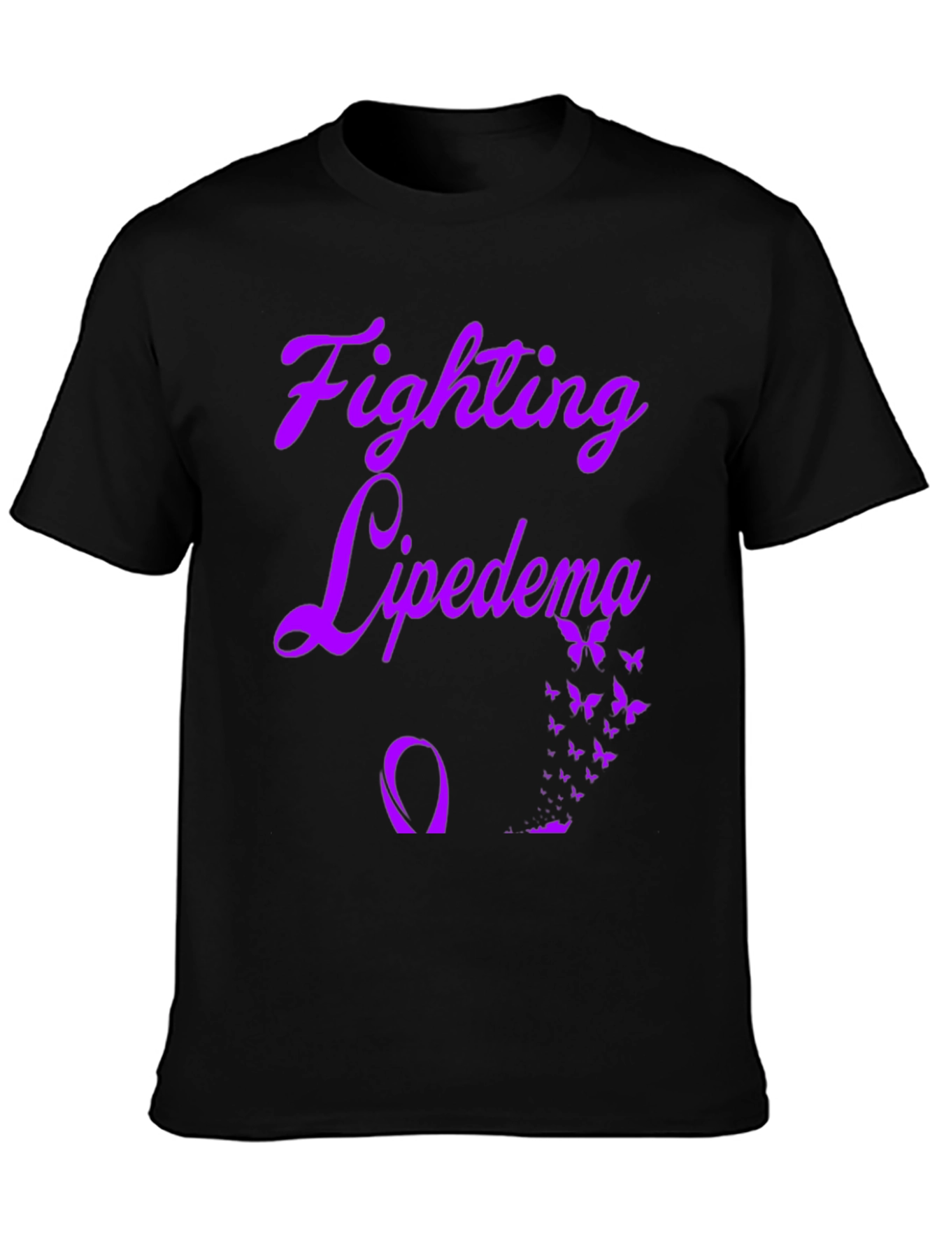 Fighting Lipedema T-Shirt - Awareness Butterfly Design