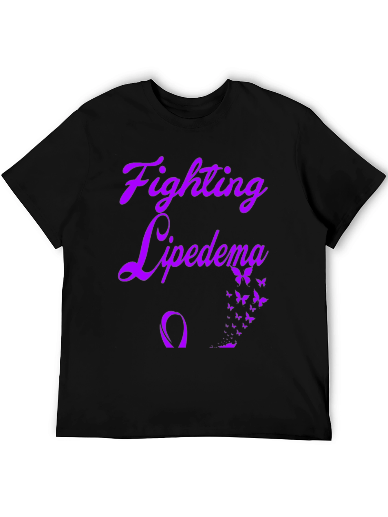 Fighting Lipedema T-Shirt - Awareness Butterfly Design