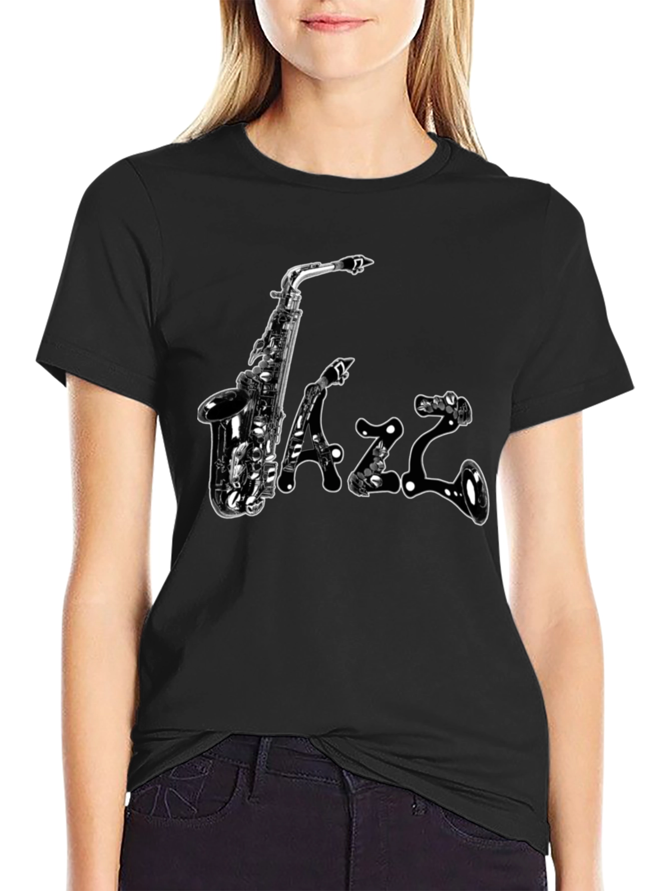Jazz Saxophone Graphic T-Shirt