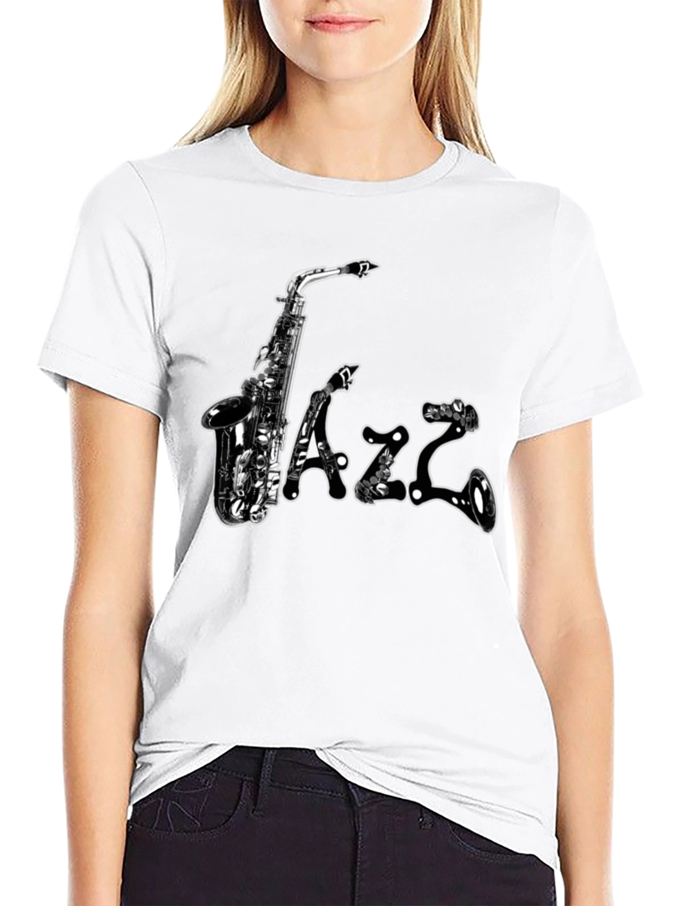 Jazz Saxophone Graphic T-Shirt