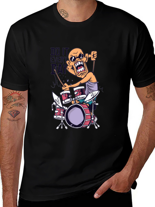 Drummer T-Shirt - Do It Every Day Tee