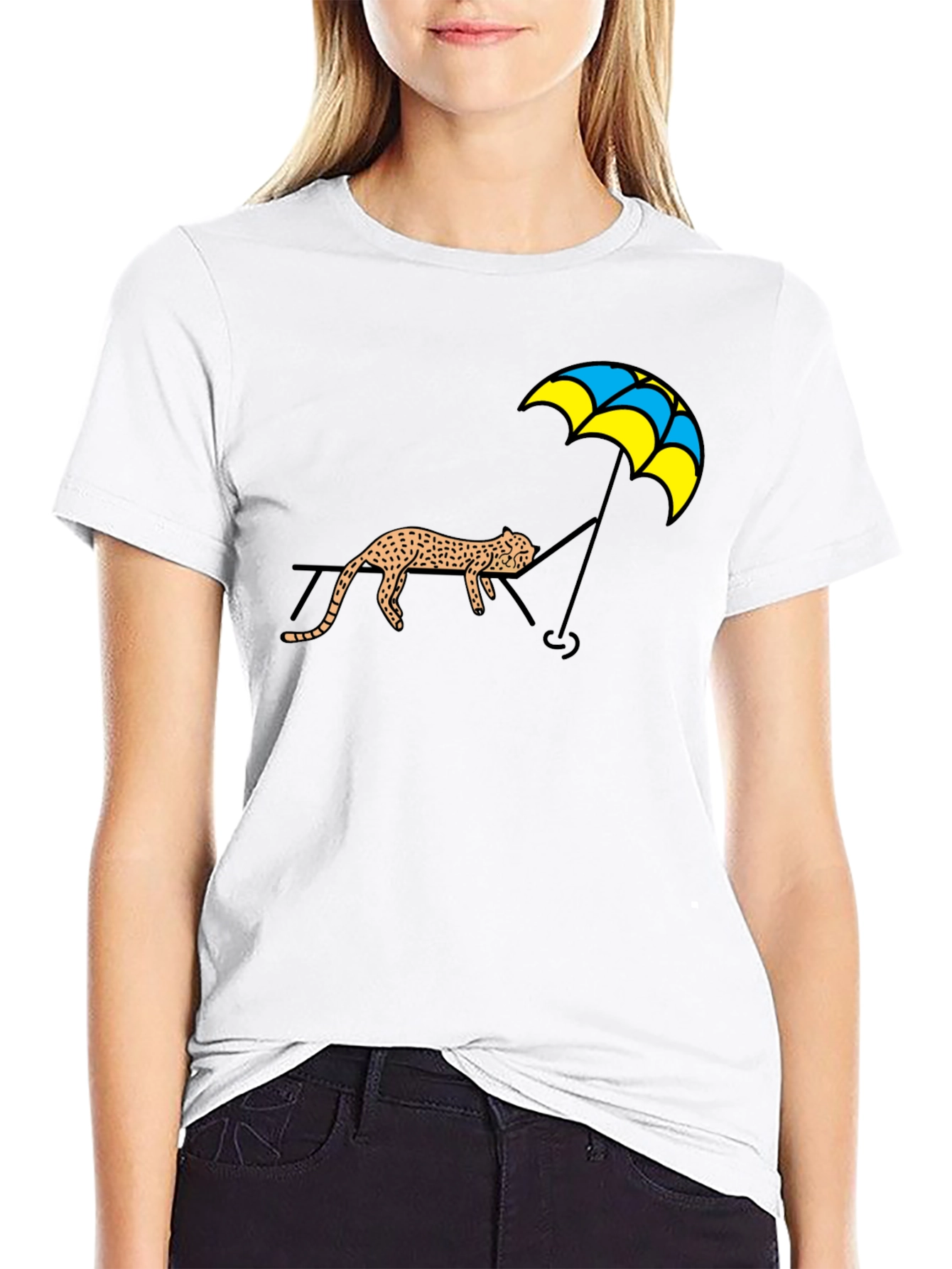 Relaxed Cheetah Tee
