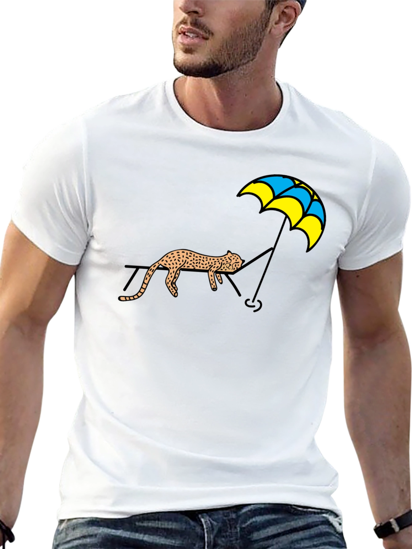 Relaxed Cheetah Tee