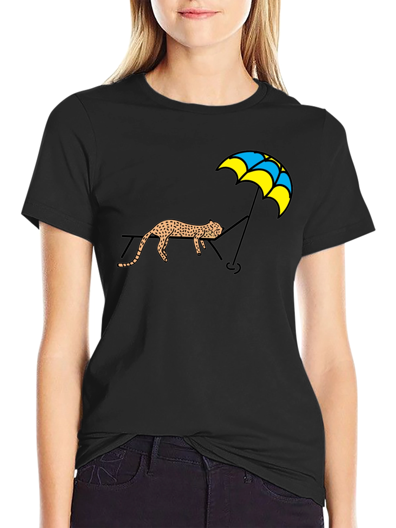 Relaxed Cheetah Tee