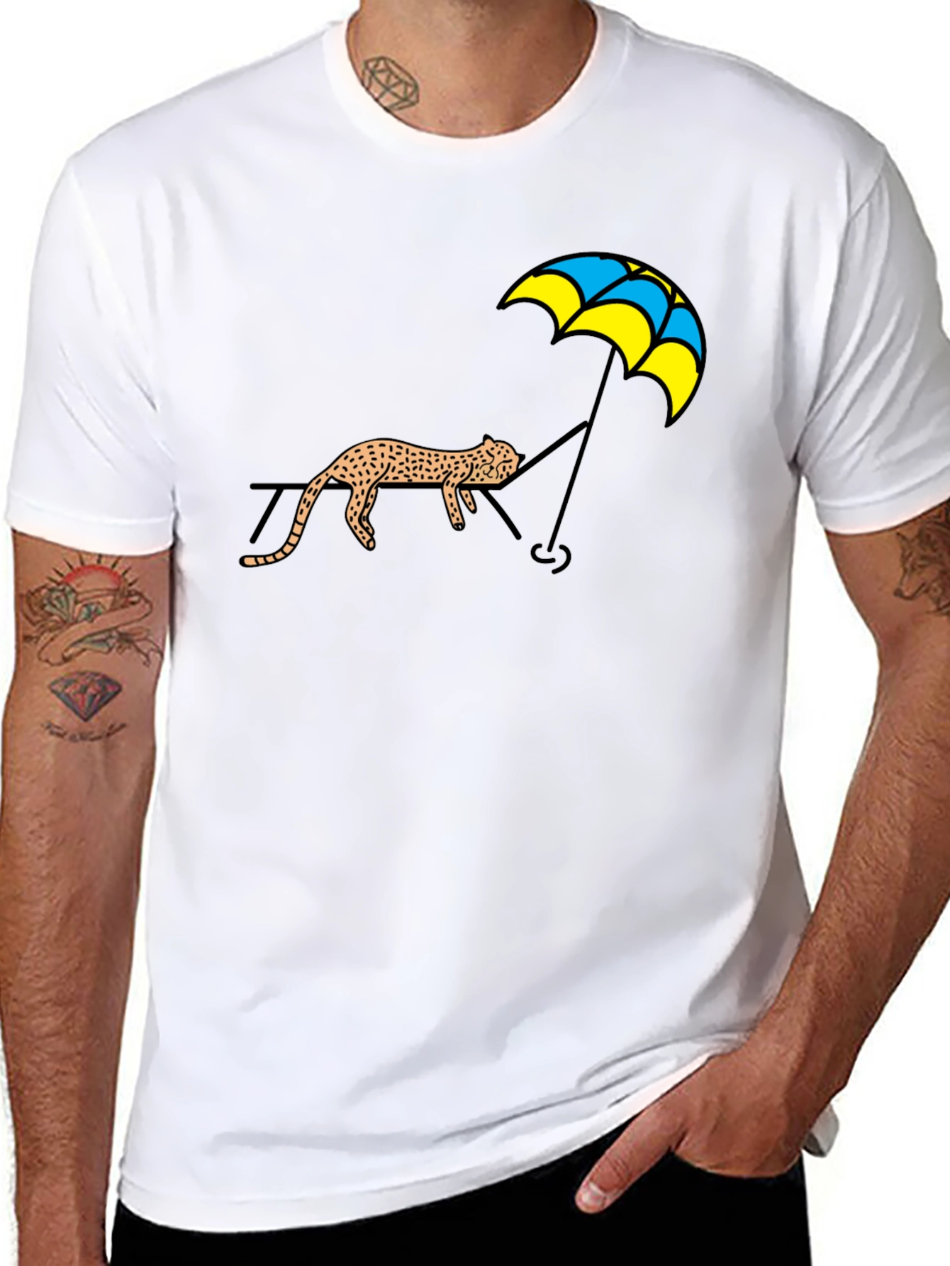 Relaxed Cheetah Tee