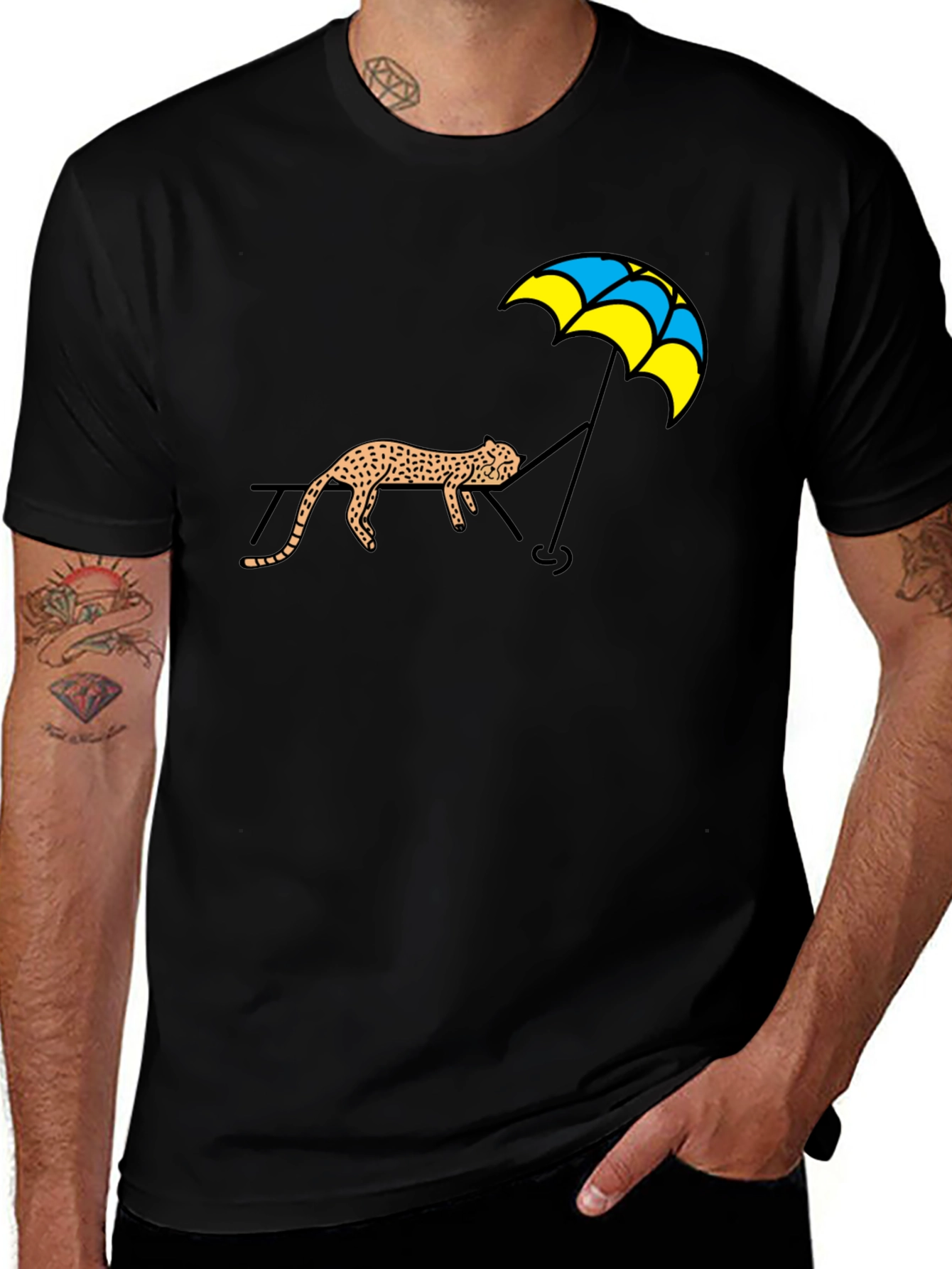 Relaxed Cheetah Tee