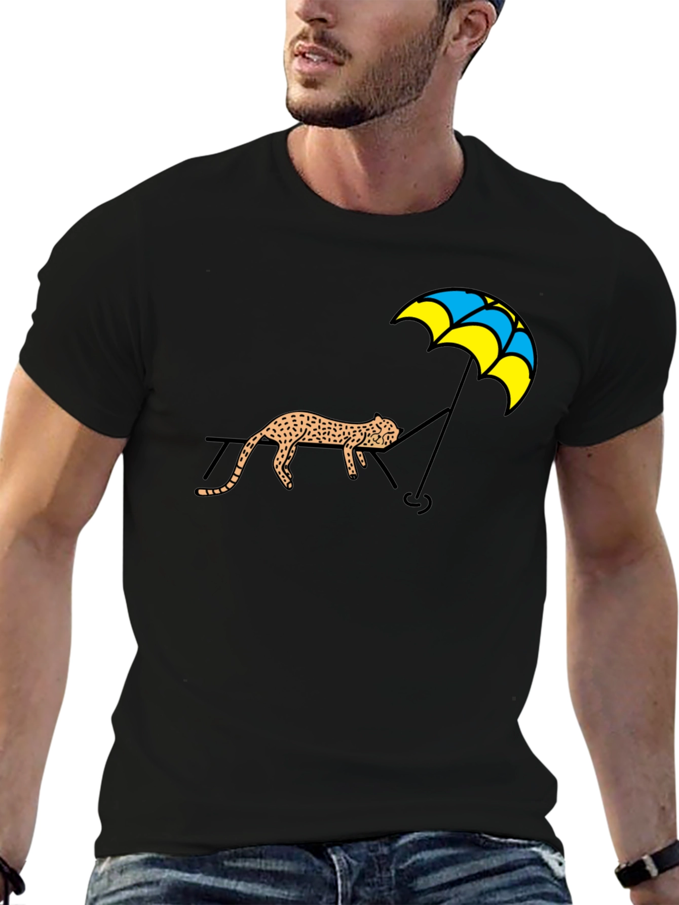 Relaxed Cheetah Tee