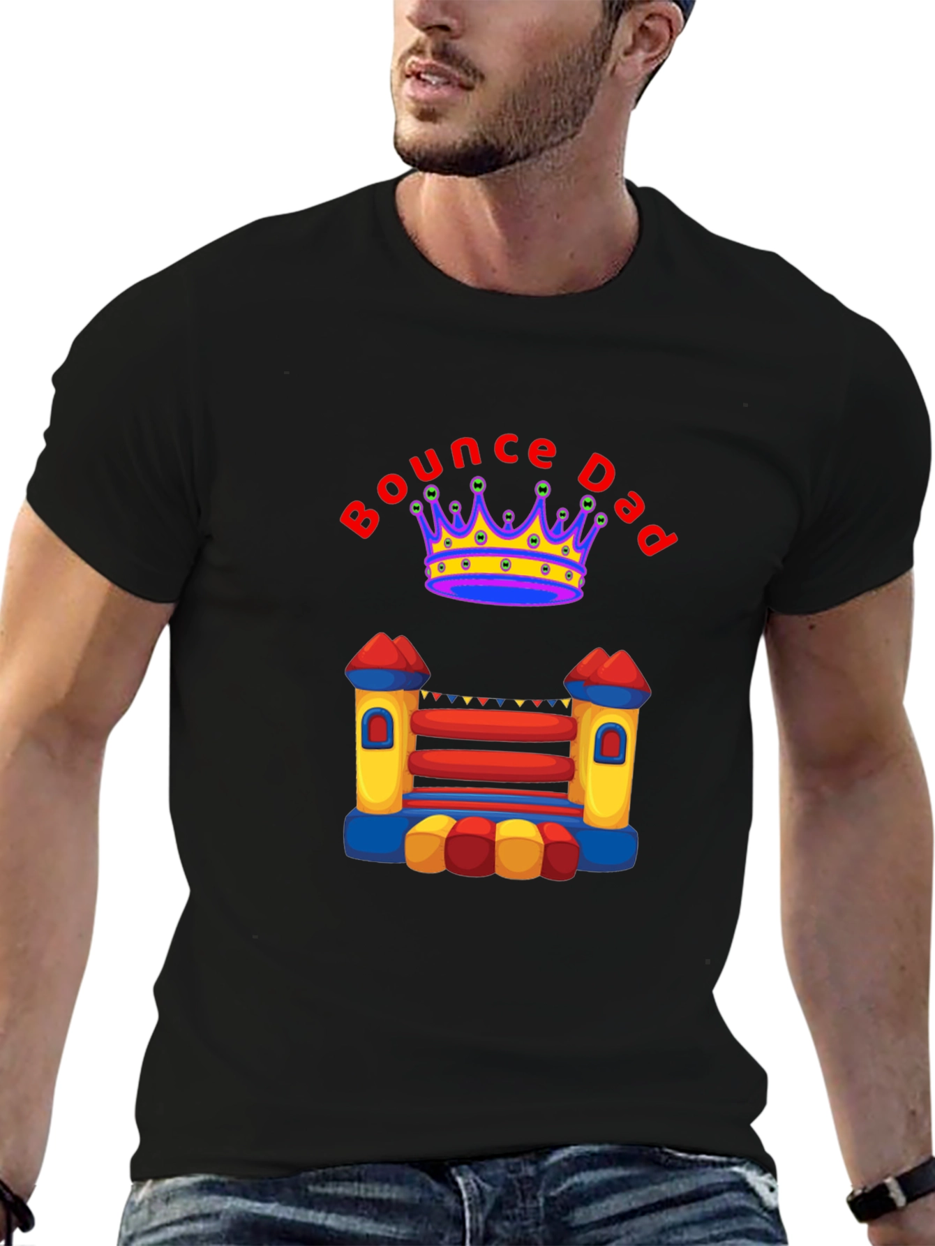 Bounce Dad T-Shirt - Fun Family Apparel