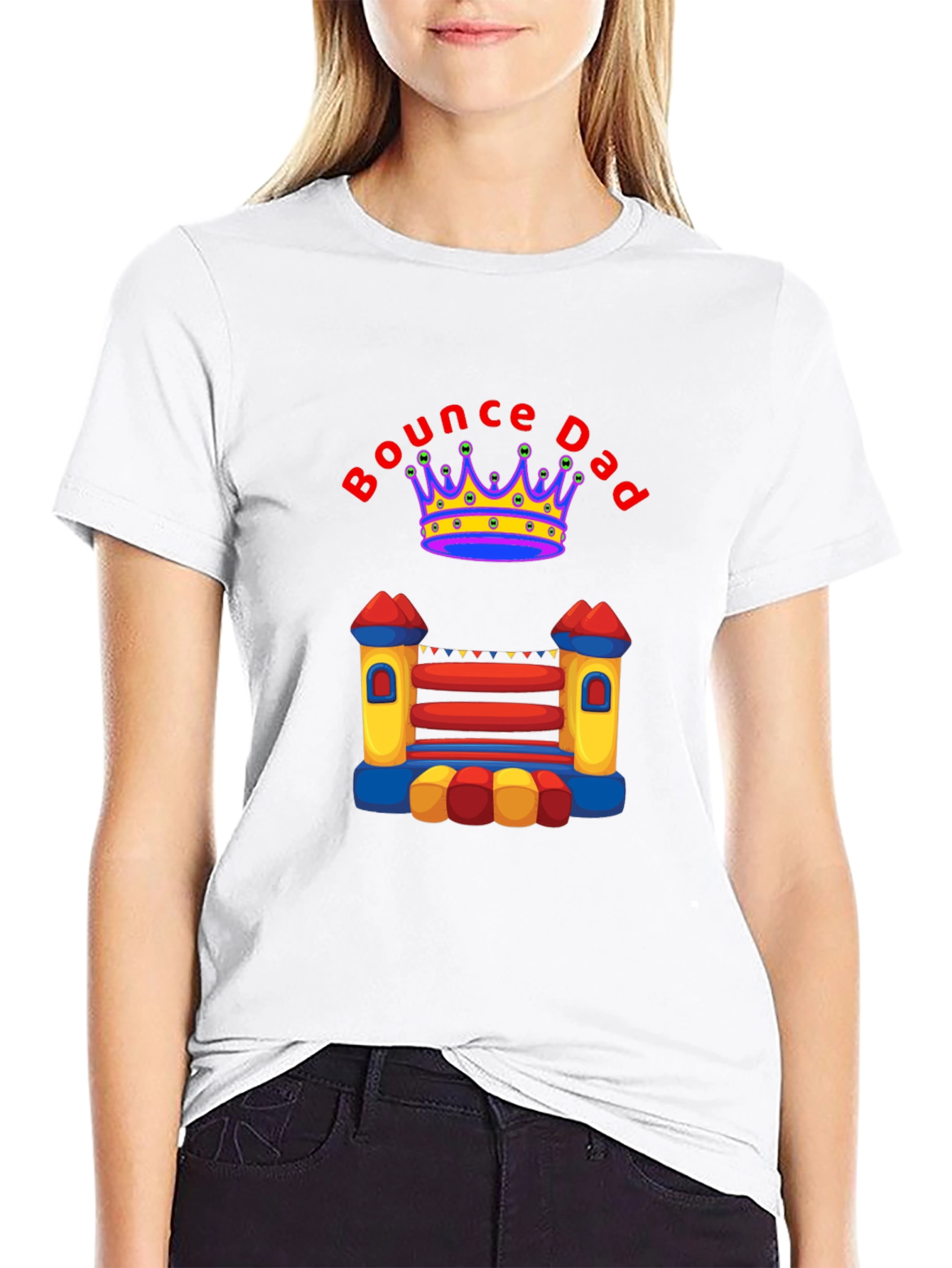 Bounce Dad T-Shirt - Fun Family Apparel