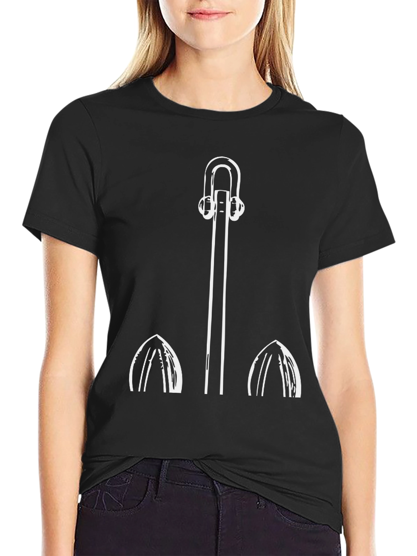 Humorous Adult Humor Black T-Shirt