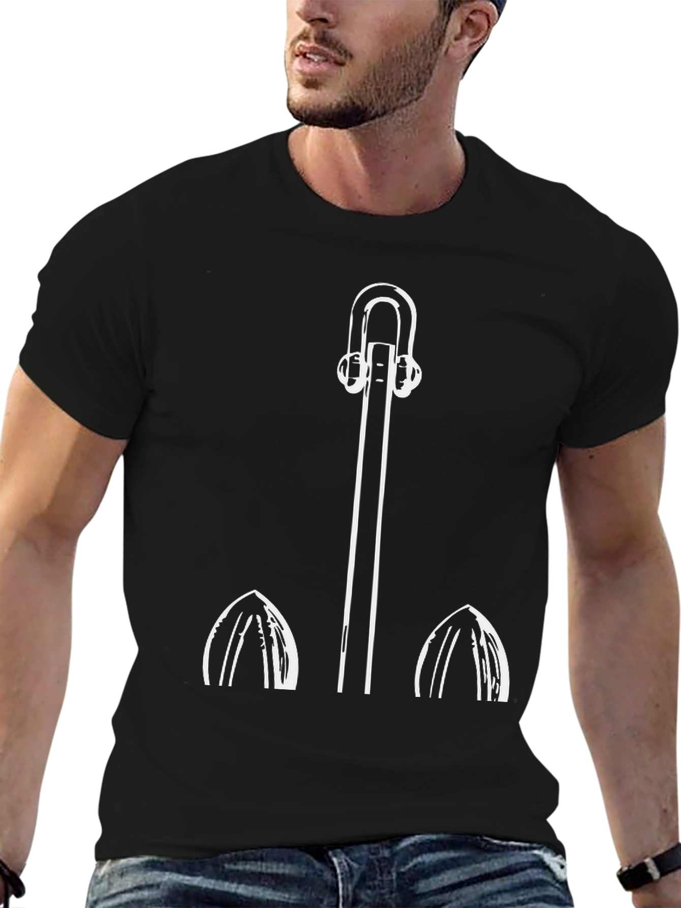 Humorous Adult Humor Black T-Shirt
