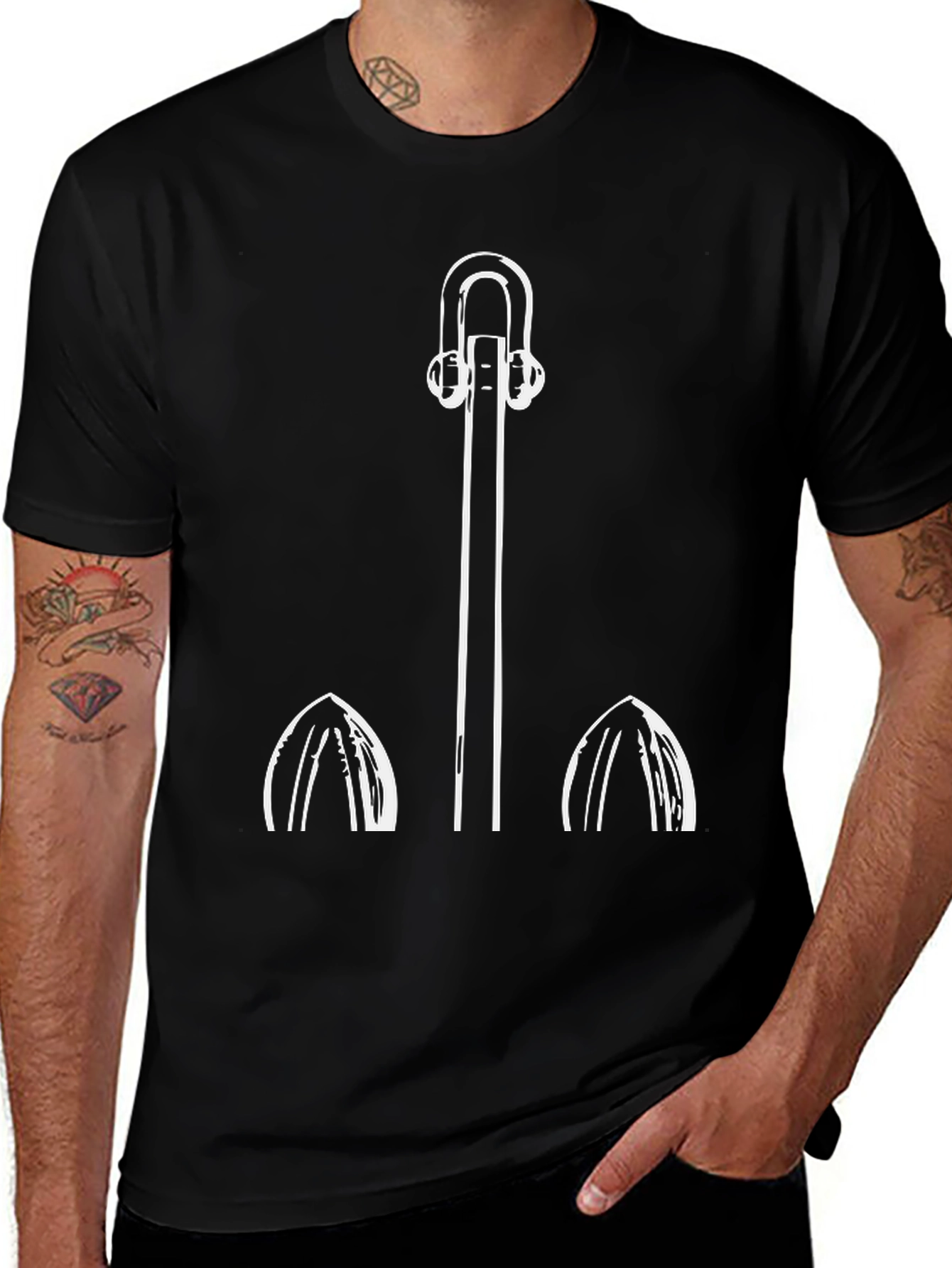Humorous Adult Humor Black T-Shirt