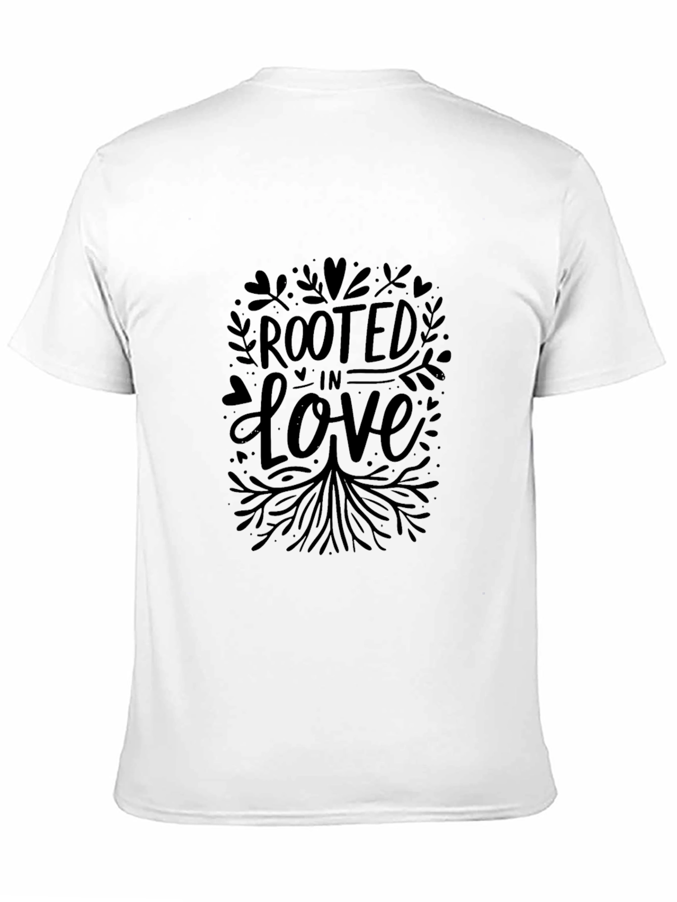 Rooted in Love Graphic Tee - Black
