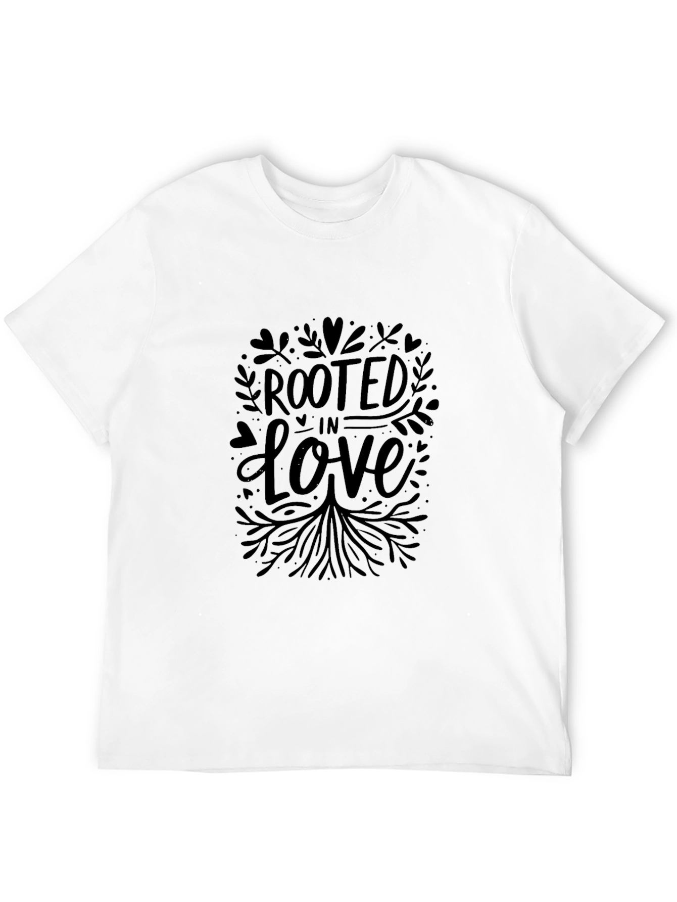 Rooted in Love Graphic Tee - Black