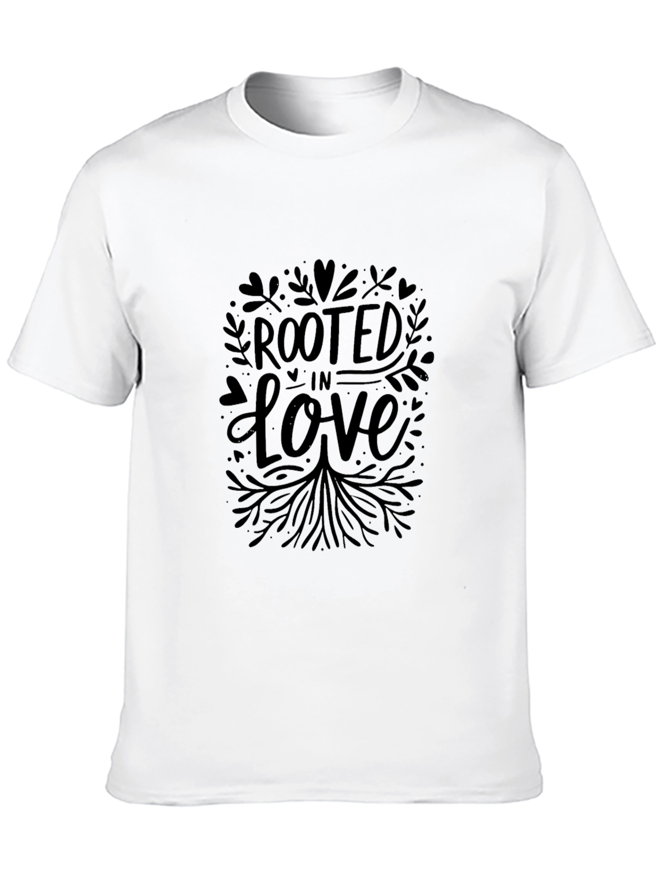 Rooted in Love Graphic Tee - Black