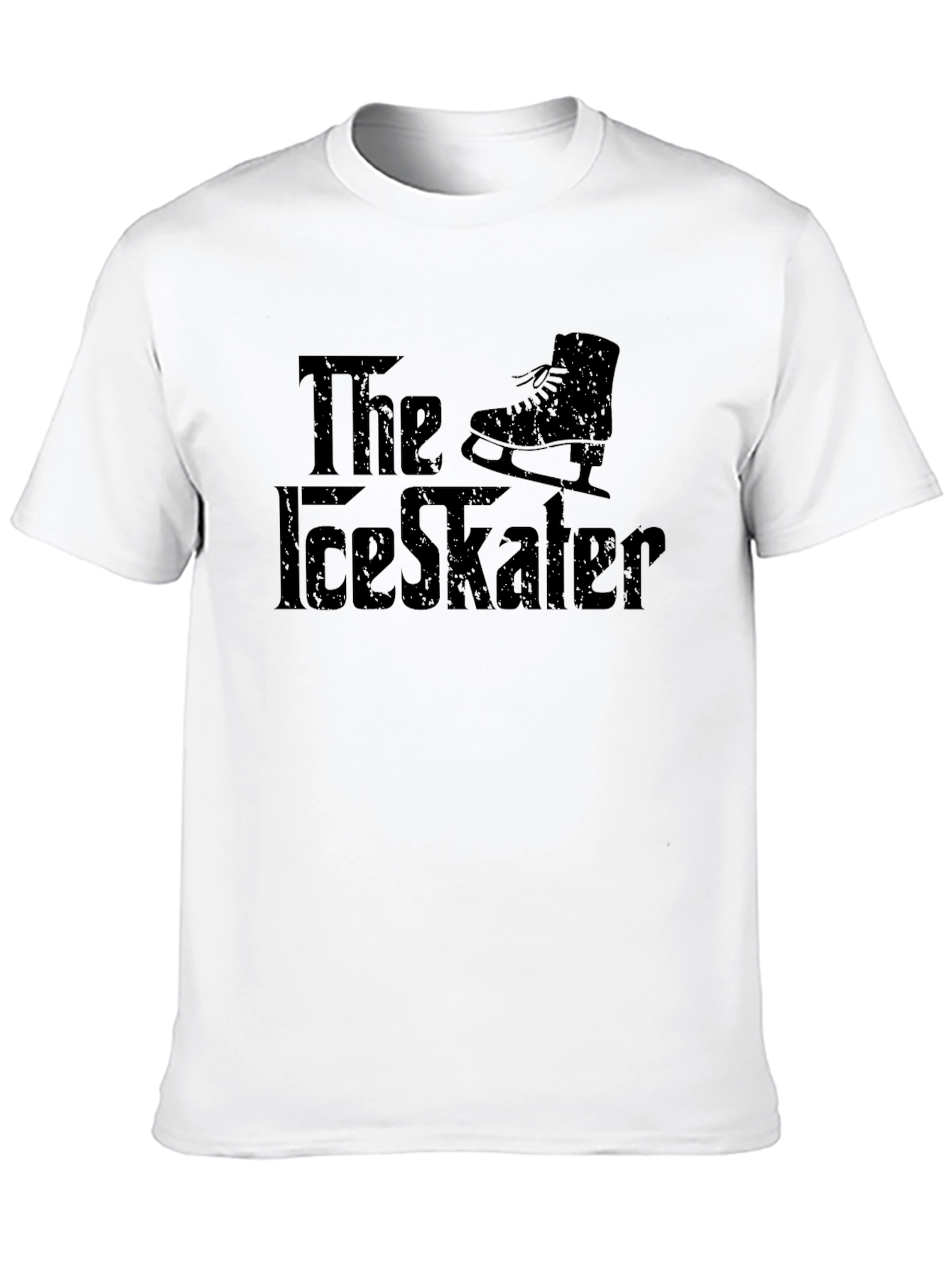 The Ice Skater Black Graphic Tee