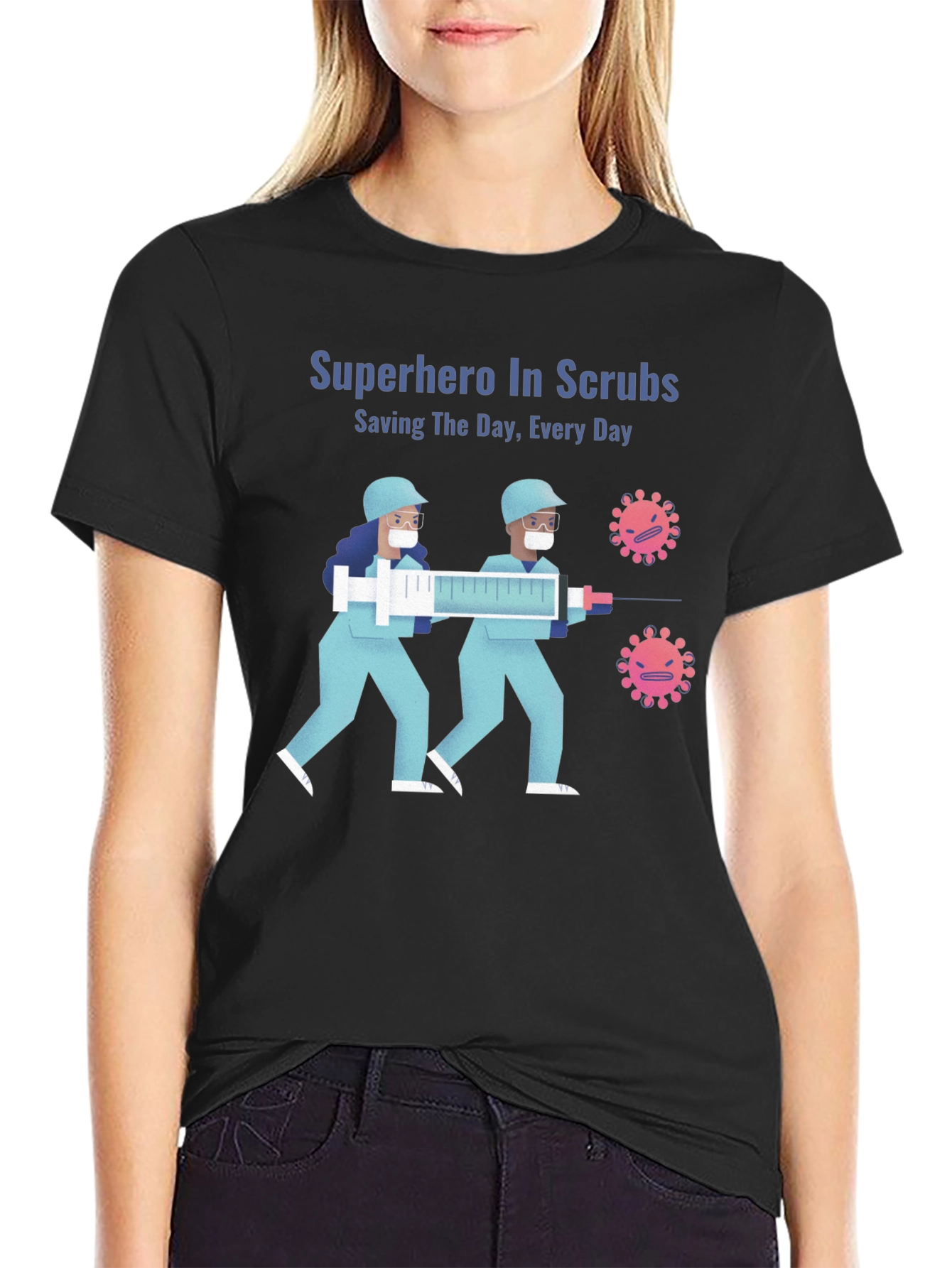 Superhero In Scrubs T-Shirt