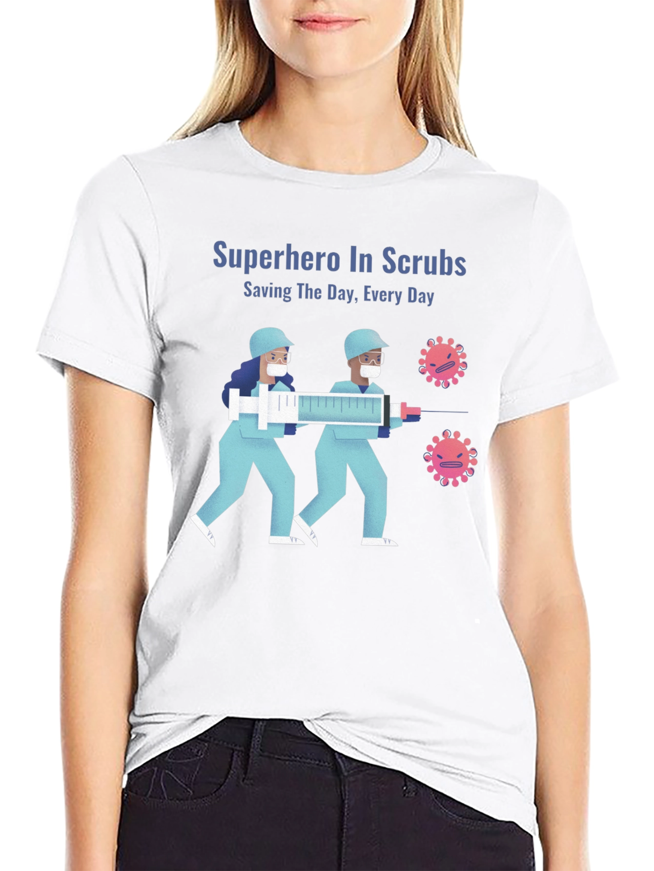 Superhero In Scrubs T-Shirt