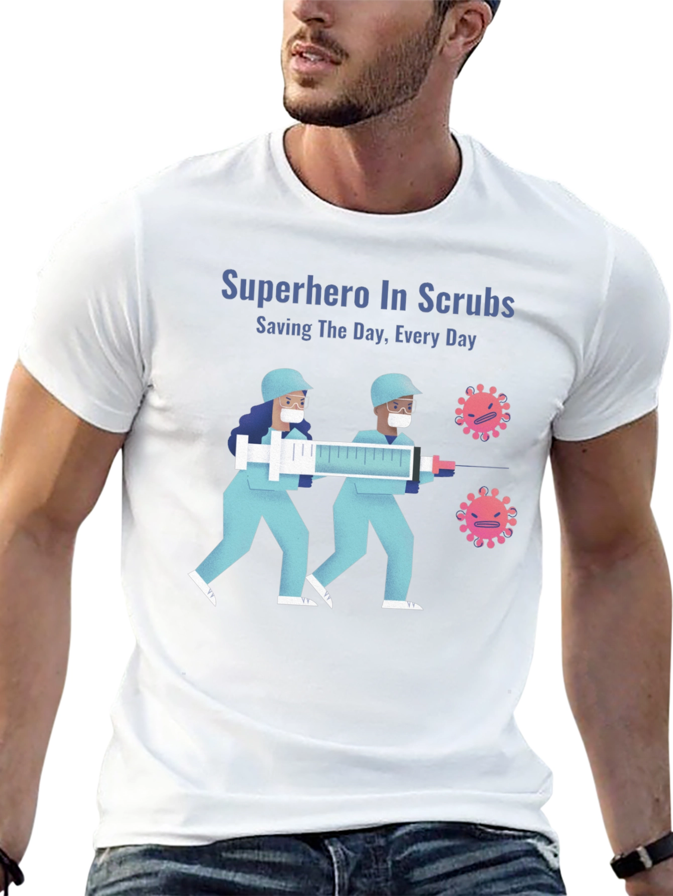 Superhero In Scrubs T-Shirt