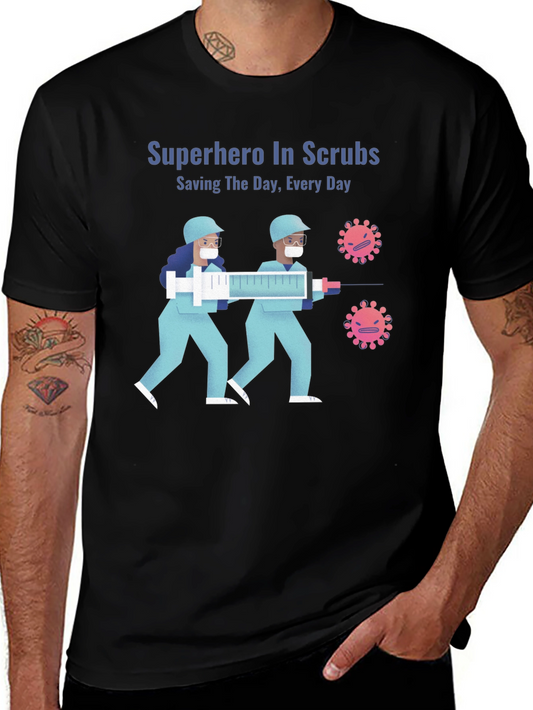 Superhero In Scrubs T-Shirt