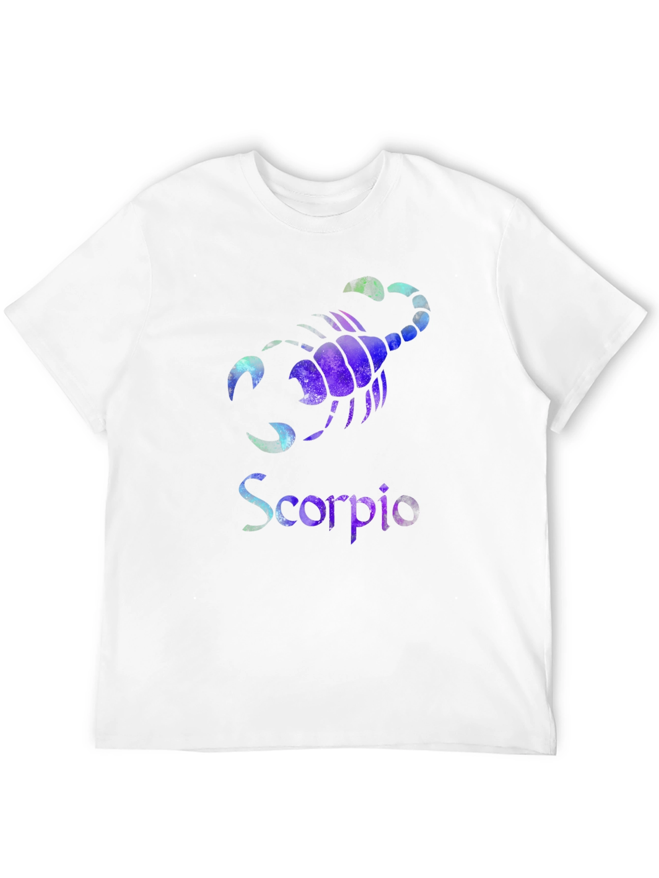 Scorpio Zodiac Galaxy Graphic Black T-Shirt
