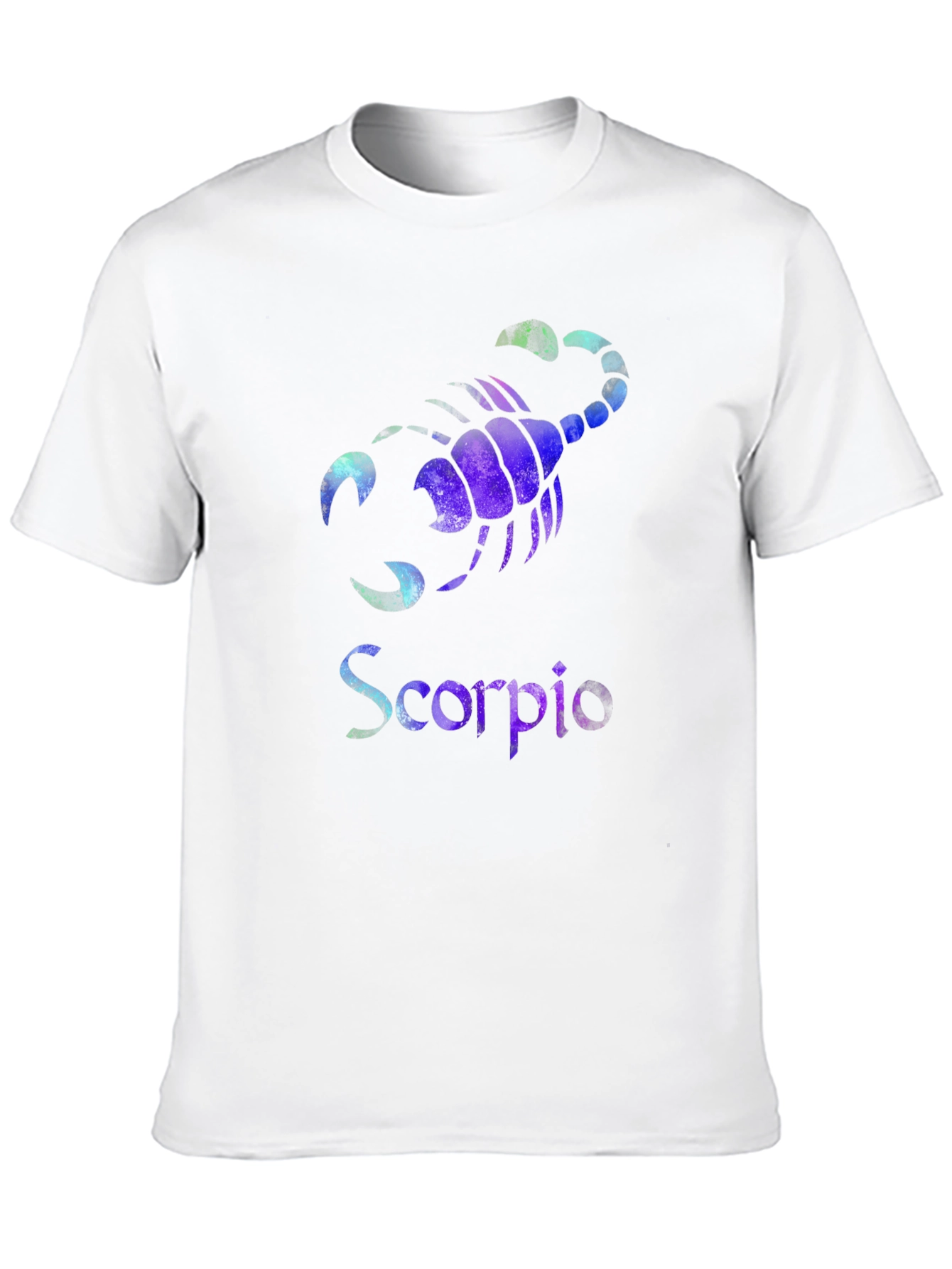 Scorpio Zodiac Galaxy Graphic Black T-Shirt