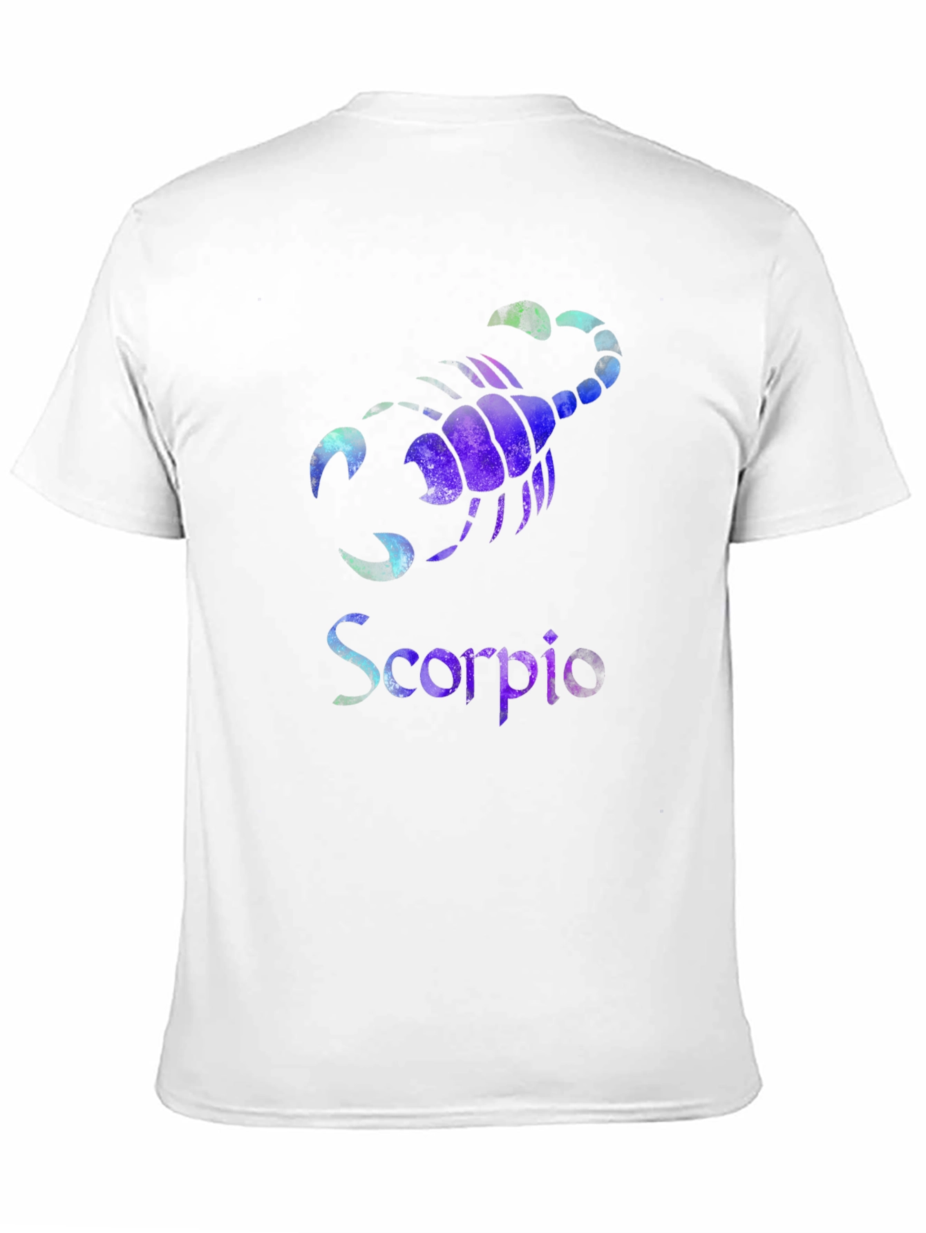 Scorpio Zodiac Galaxy Graphic Black T-Shirt