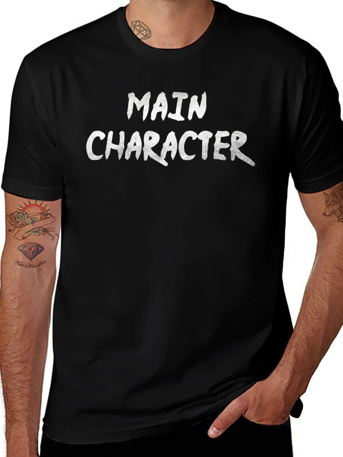 Main Character Black T-Shirt