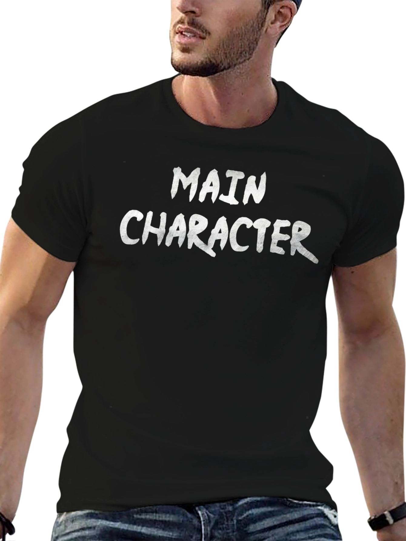 Main Character Black T-Shirt